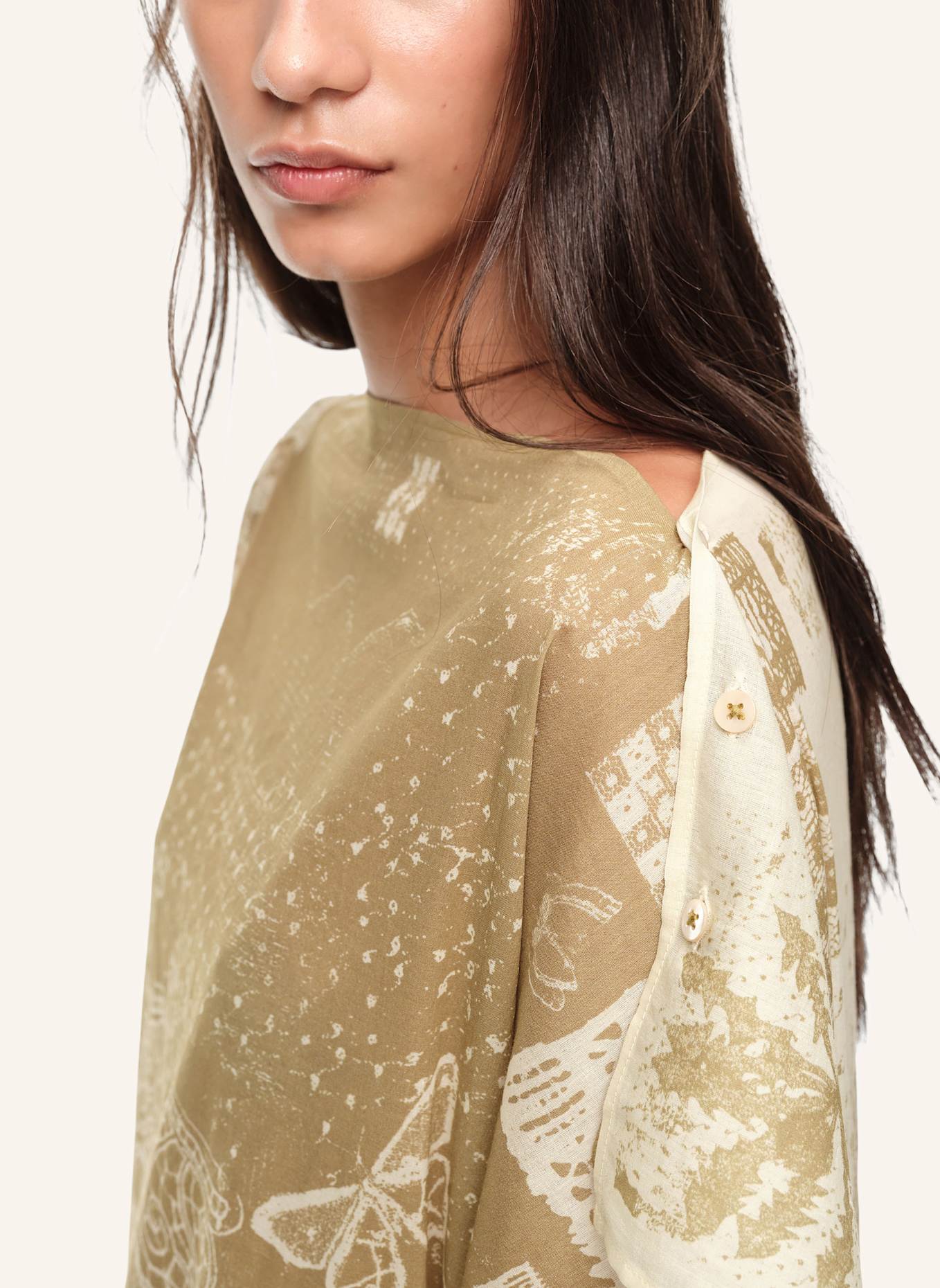 BIMBA Y LOLA Midi-Kleid: KHAKI