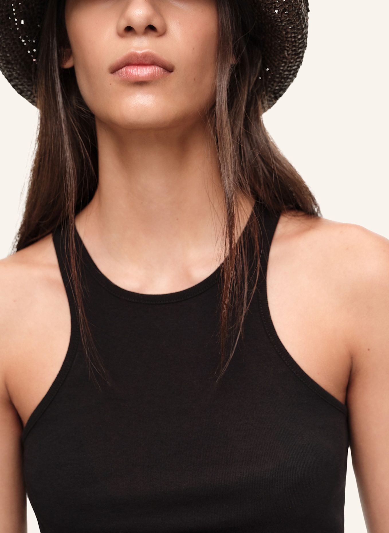 BIMBA Y LOLA Raffiahut: BRAUN