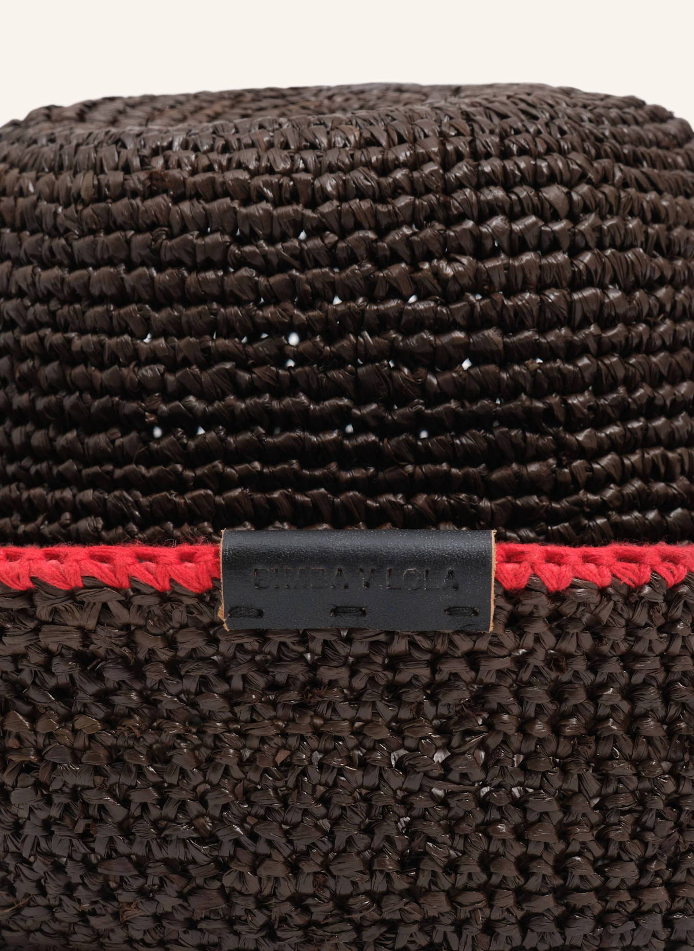 BIMBA Y LOLA Raffiahut: BRAUN