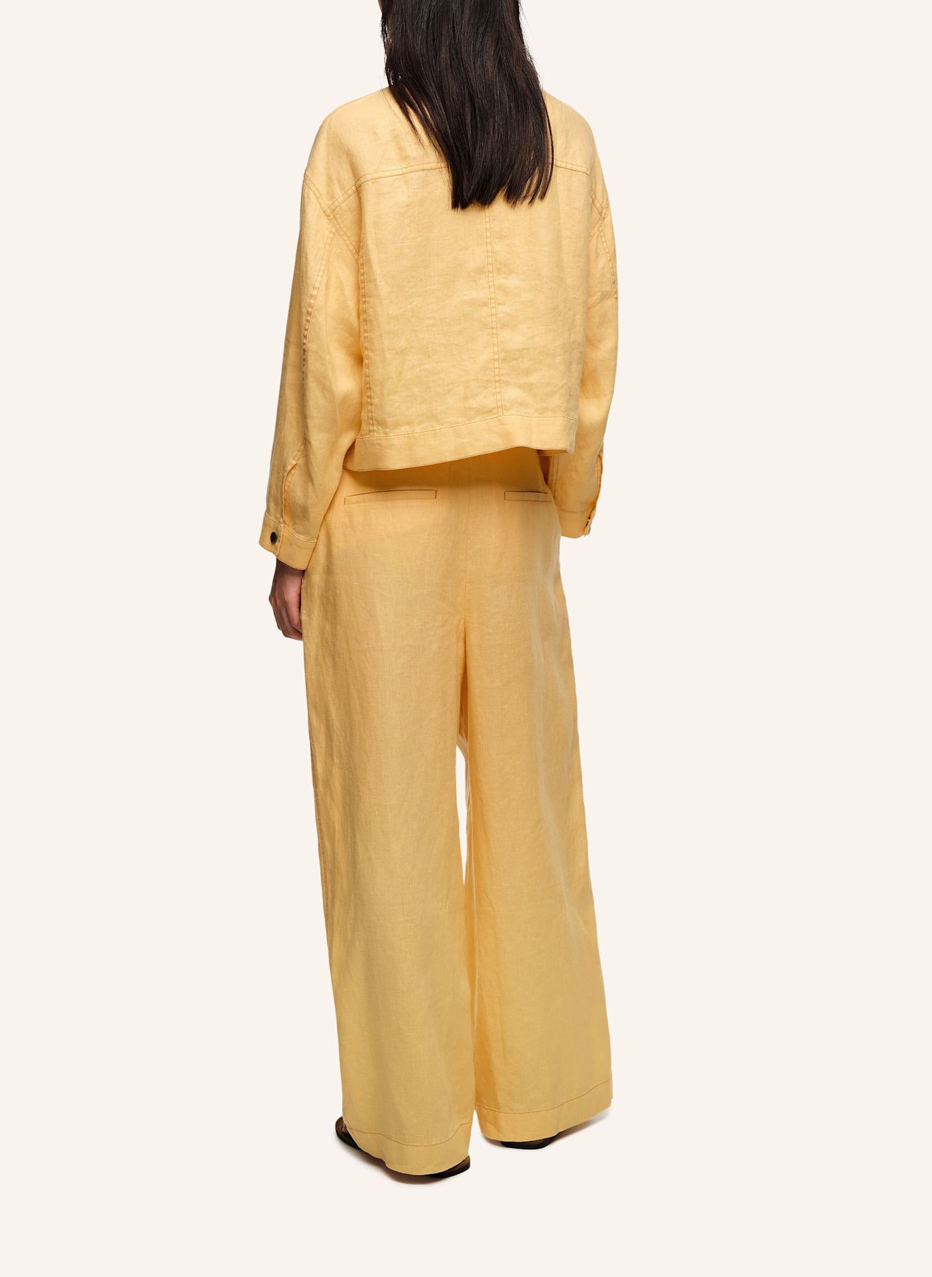 BIMBA Y LOLA Leinenjacke: GELB