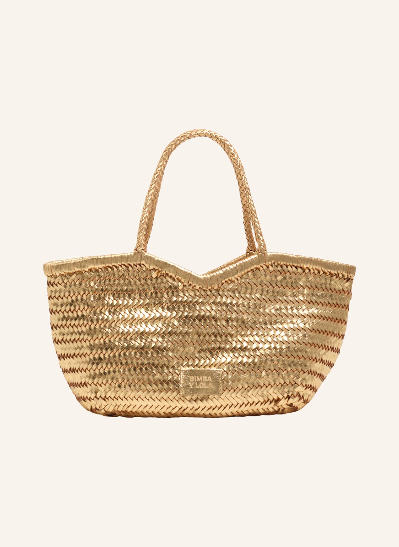 BIMBA Y LOLA Shopper: GOLD