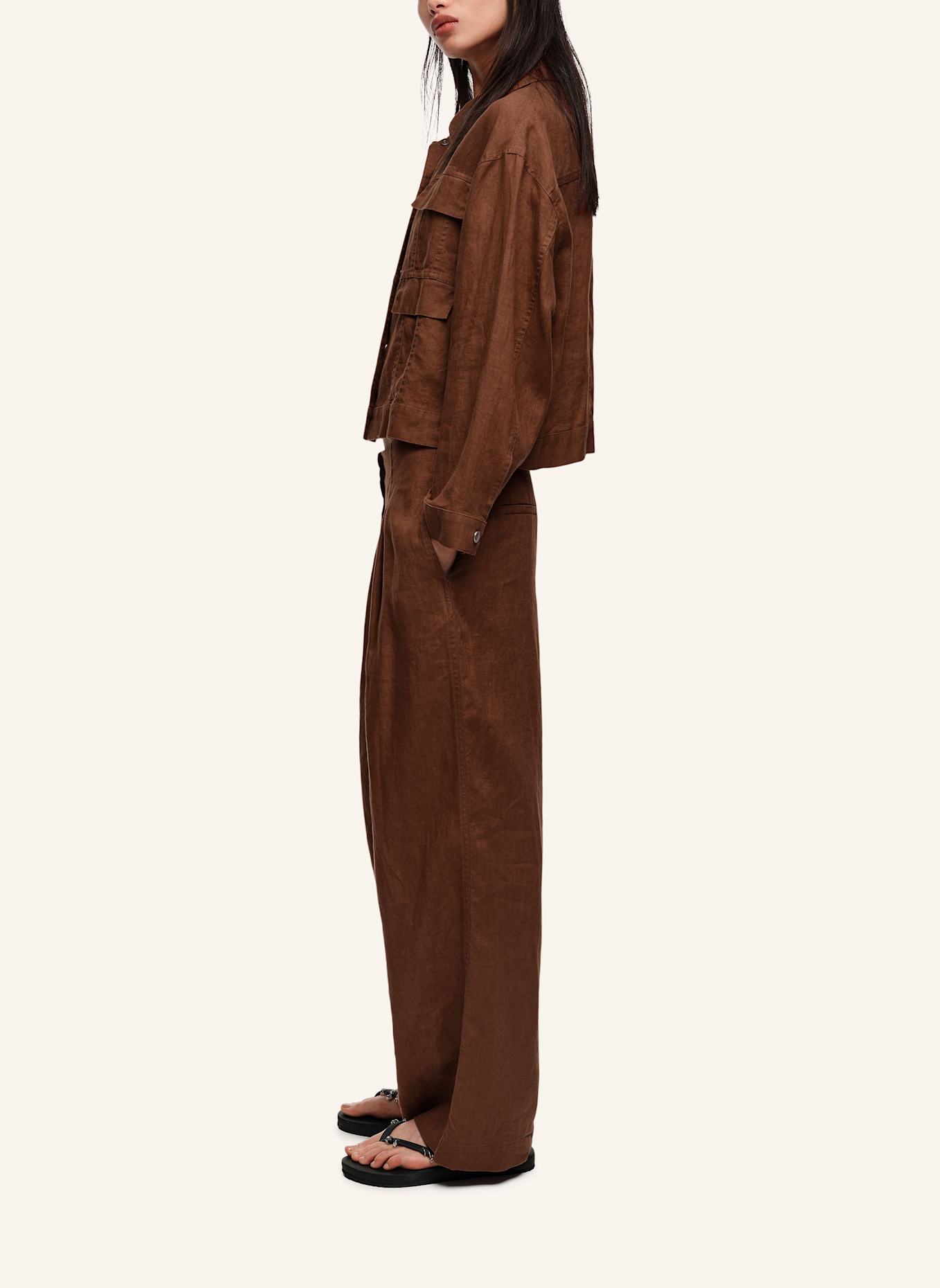 BIMBA Y LOLA Leinenhose: BRAUN