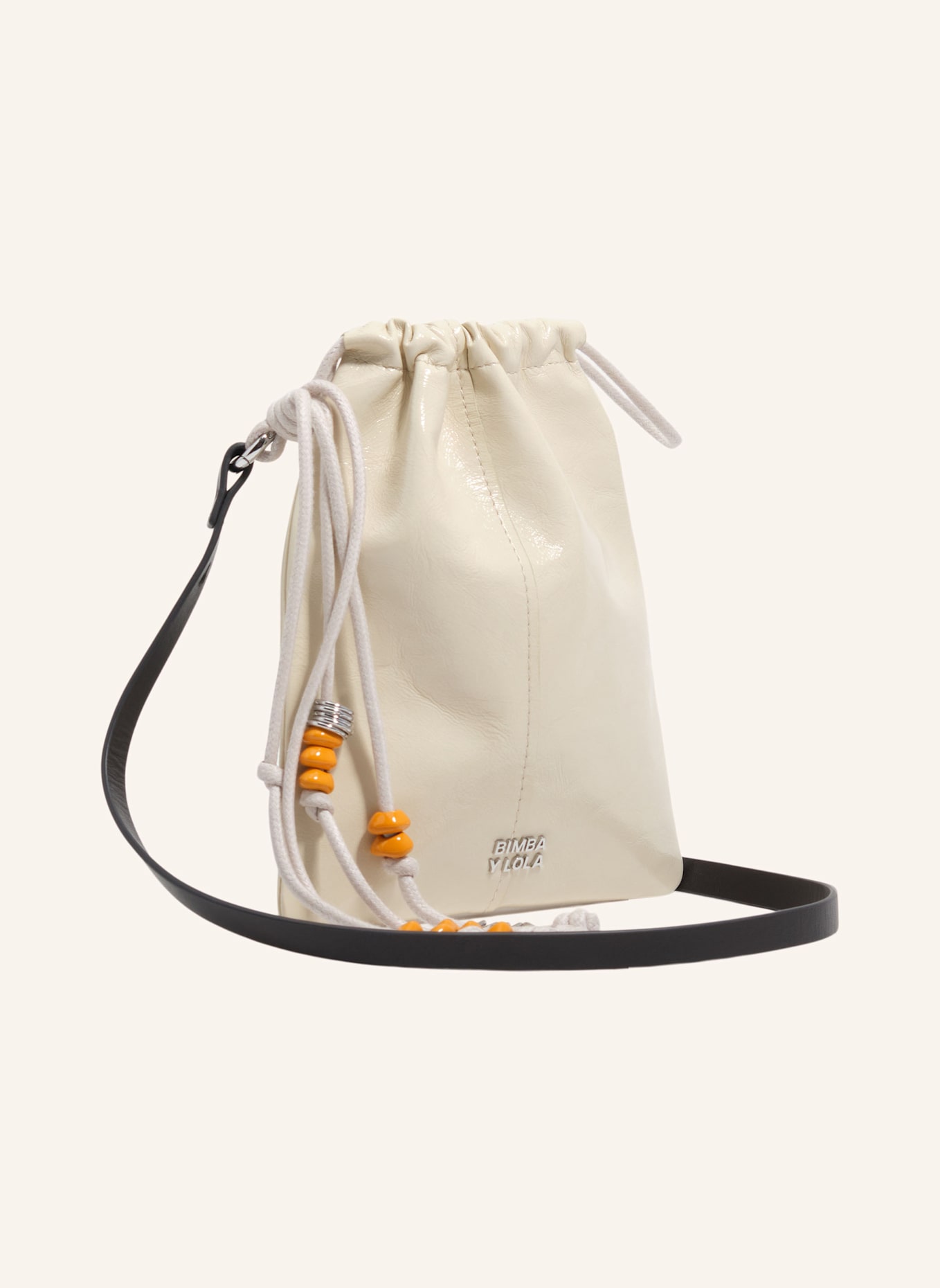BIMBA Y LOLA Mini-Ledertasche Paper: WEISS