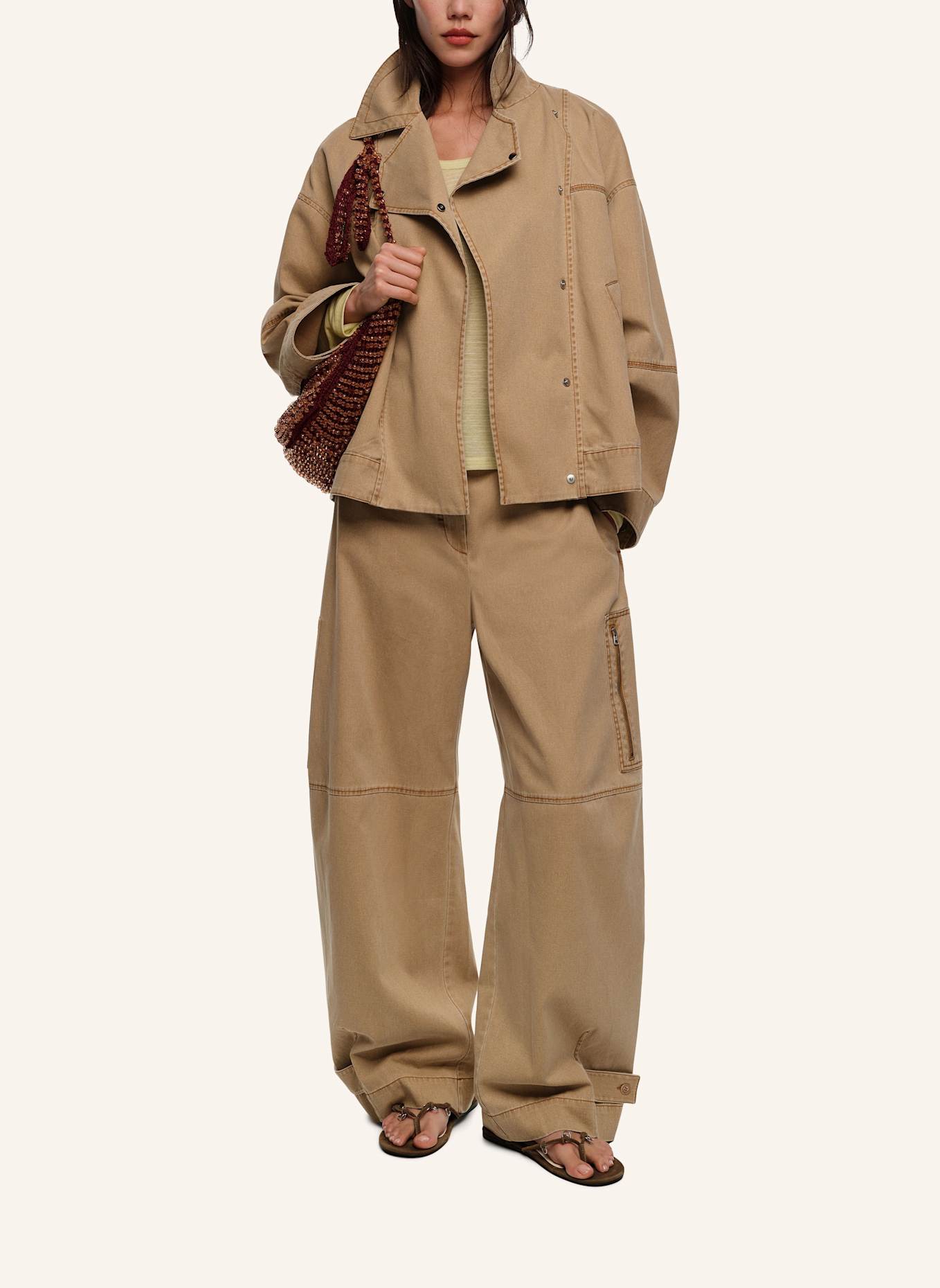 BIMBA Y LOLA Jacke: KHAKI