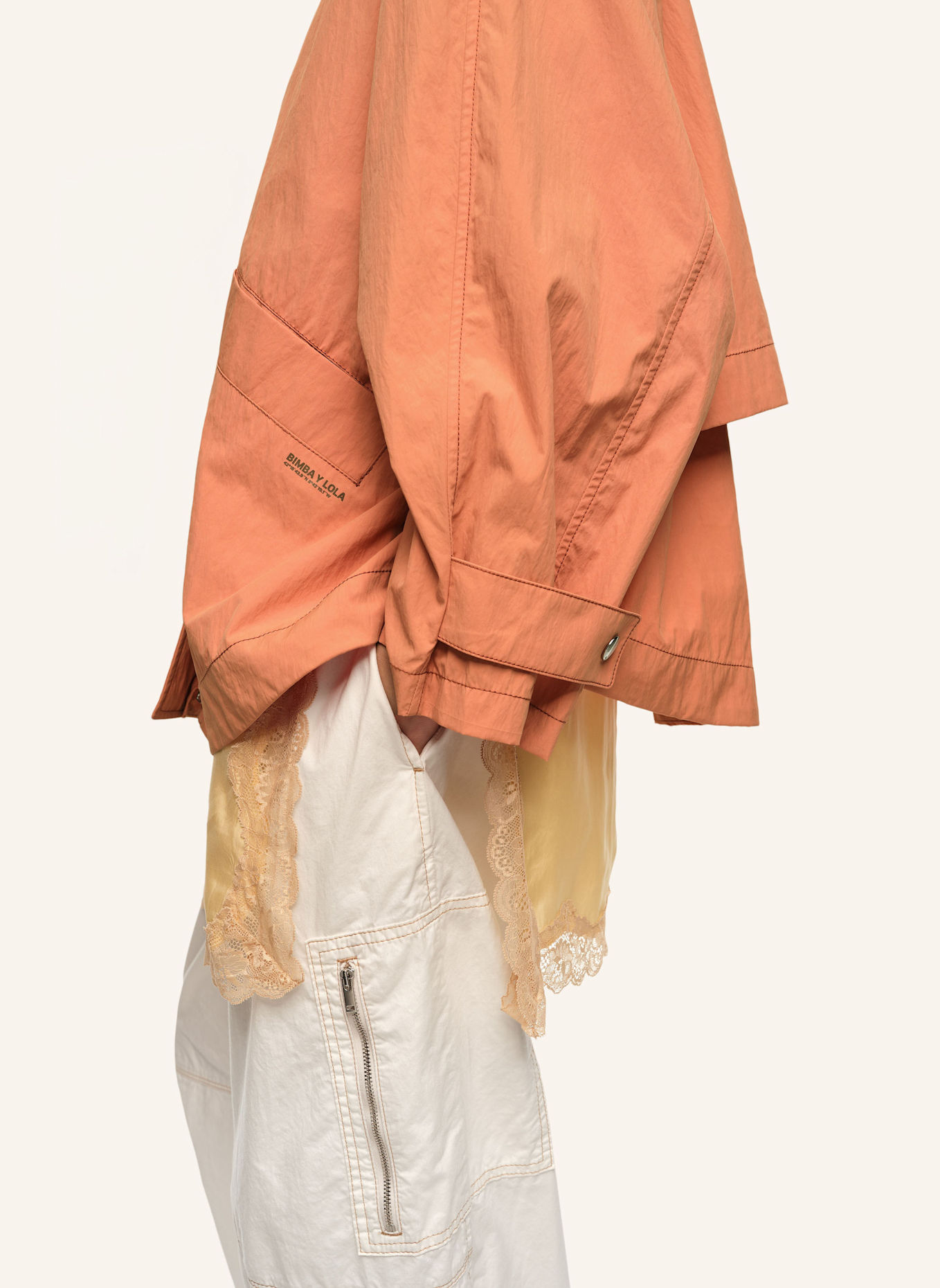 BIMBA Y LOLA Trenchcoat: ORANGE
