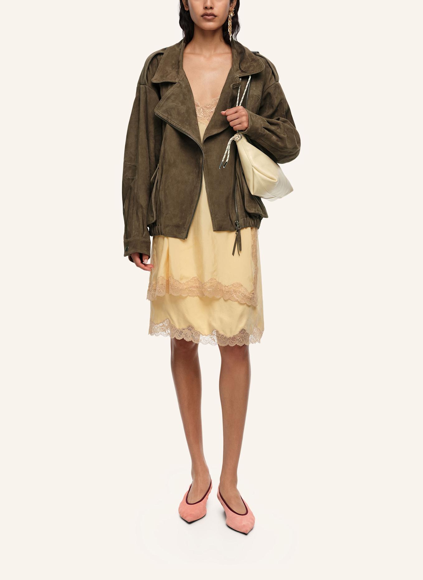 BIMBA Y LOLA Wildlederjacke: GRÜN