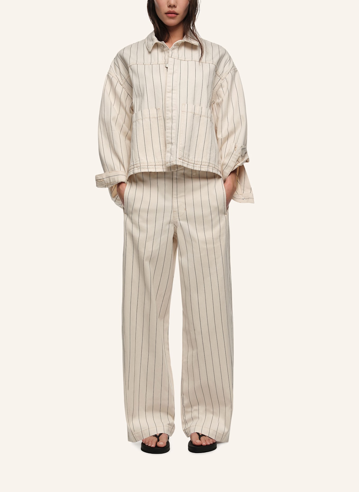 BIMBA Y LOLA Jeansjacke: WEISS