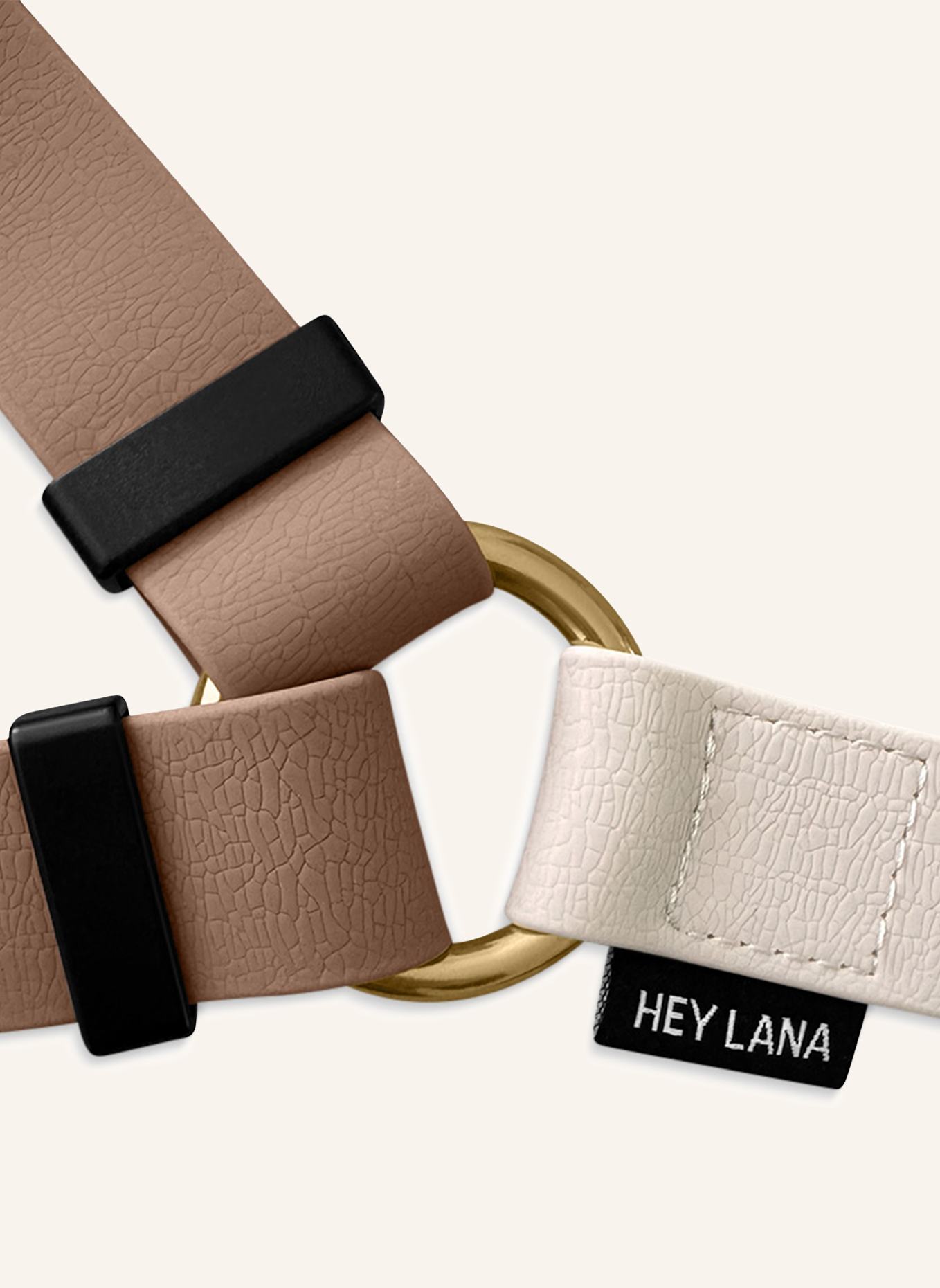 HEY LANA Hundegeschirr OUTDOOR FLEX: CAMEL/ BEIGE