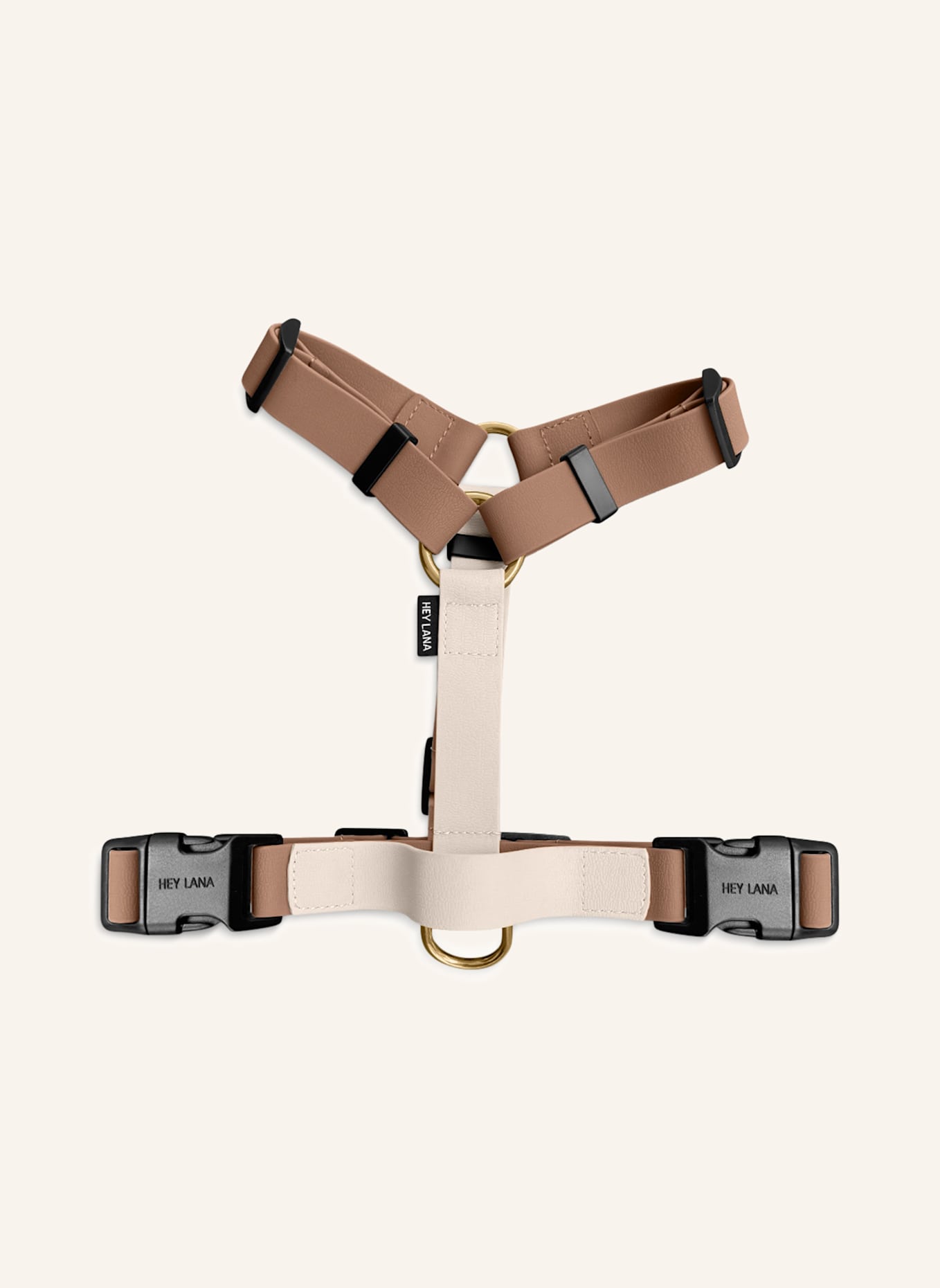 HEY LANA Hundegeschirr OUTDOOR FLEX: CAMEL/ BEIGE