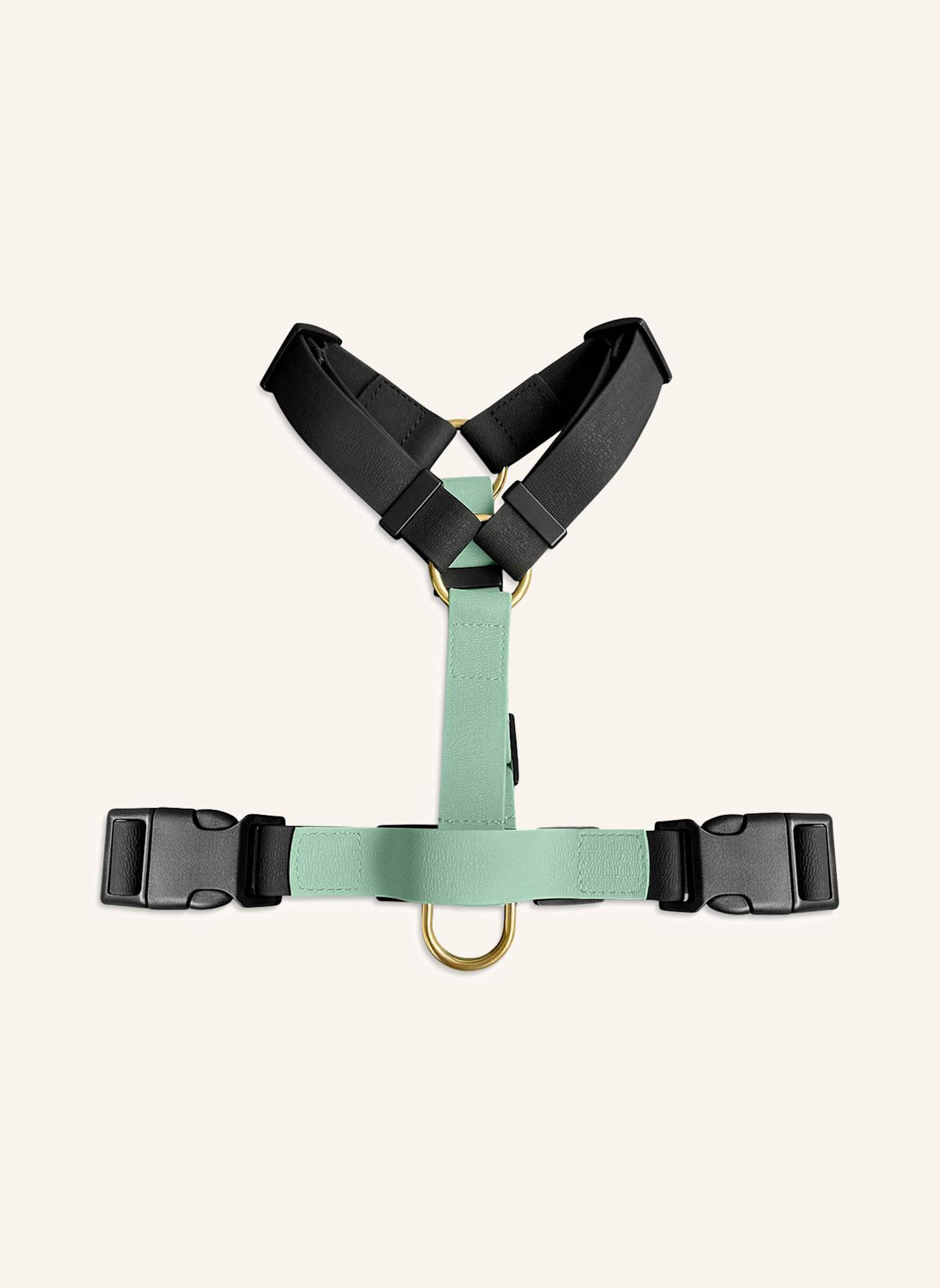 HEY LANA Hundegeschirr OUTDOOR FLEX: SCHWARZ/ MINT
