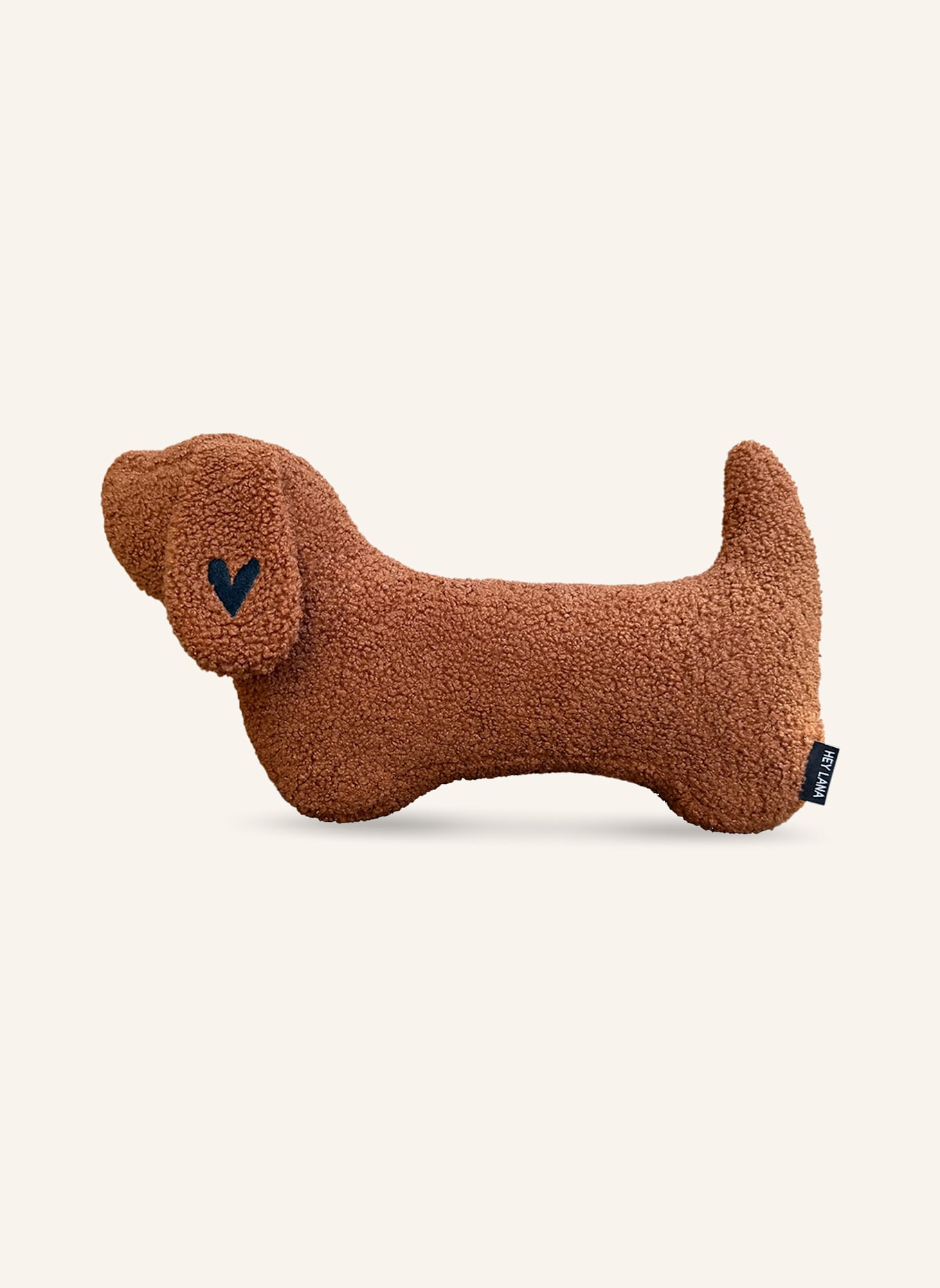 HEY LANA Hundekissen THE SNUGGLE PUP CREME: BRAUN/ SCHWARZ
