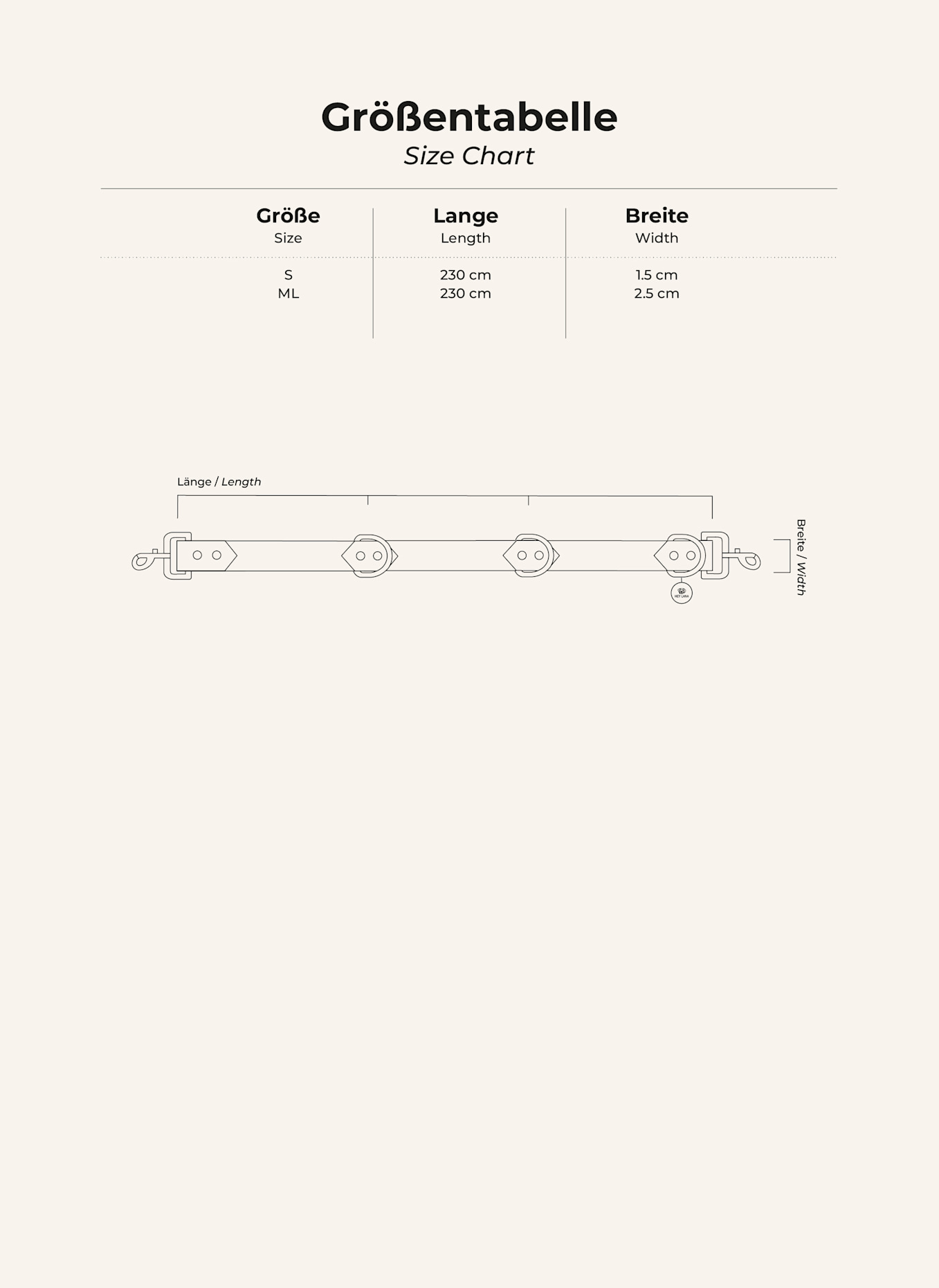 HEY LANA Hundeleine OUTDOOR FLEX: TAUPE/ HELLBLAU