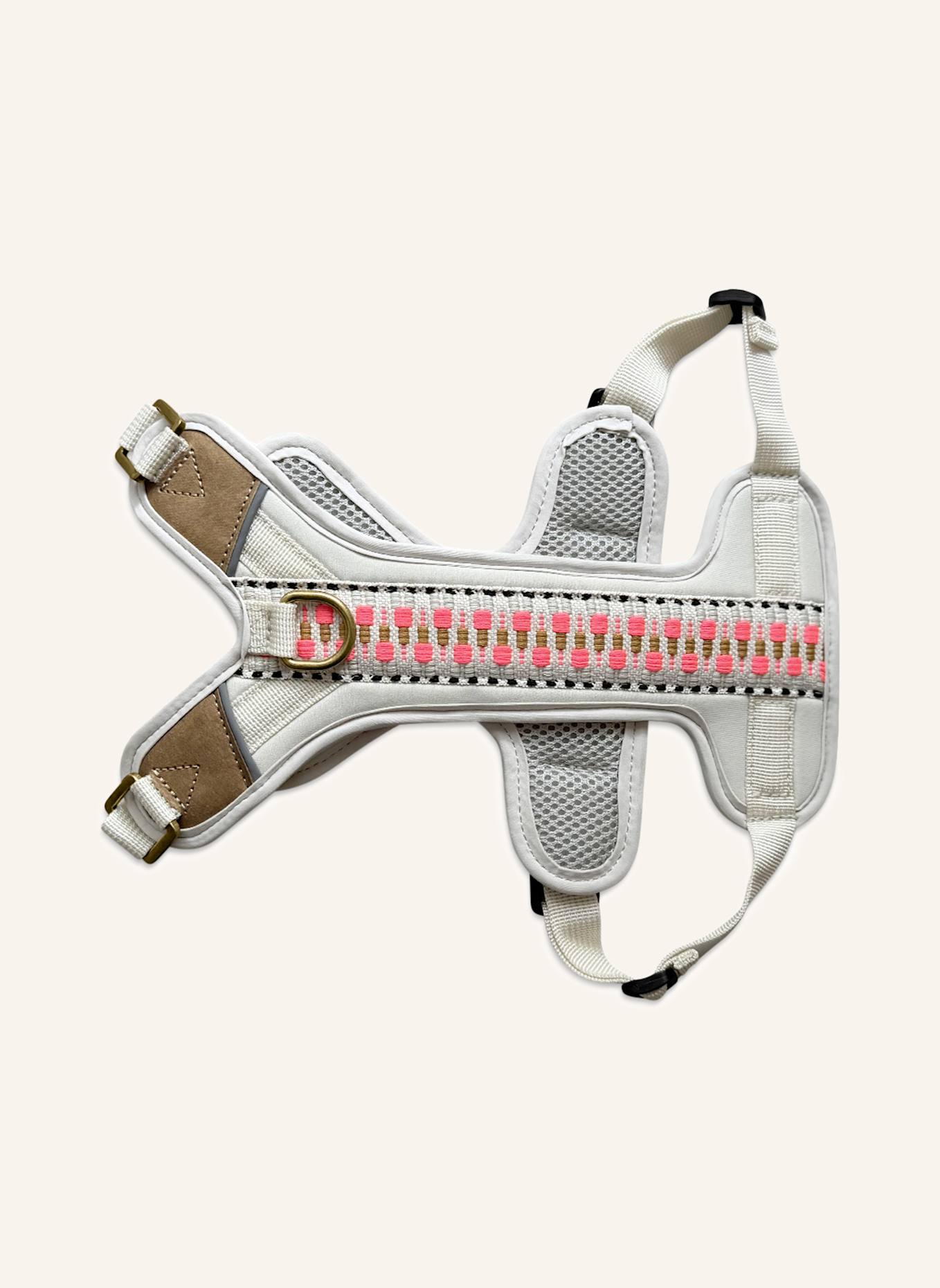 HEY LANA Hundegeschirr TRÈS CHIC: PINK/ BEIGE