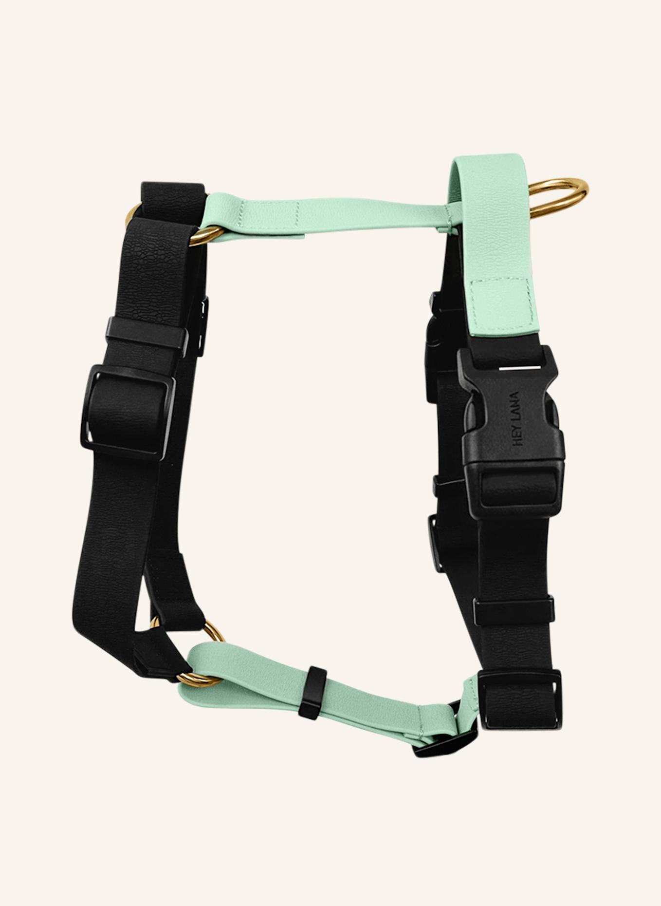 HEY LANA Hundegeschirr OUTDOOR FLEX: SCHWARZ/ MINT