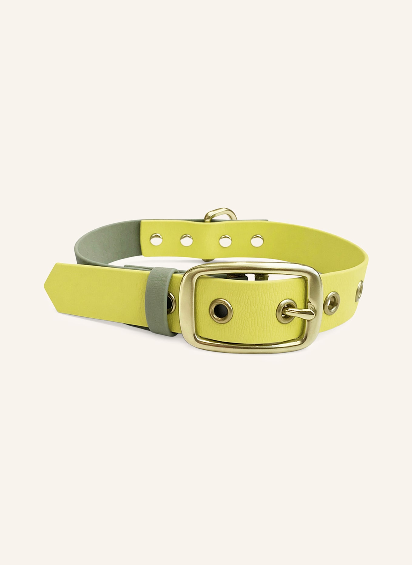 HEY LANA Halsband OUTDOOR FLEX: HELLGELB/ KHAKI