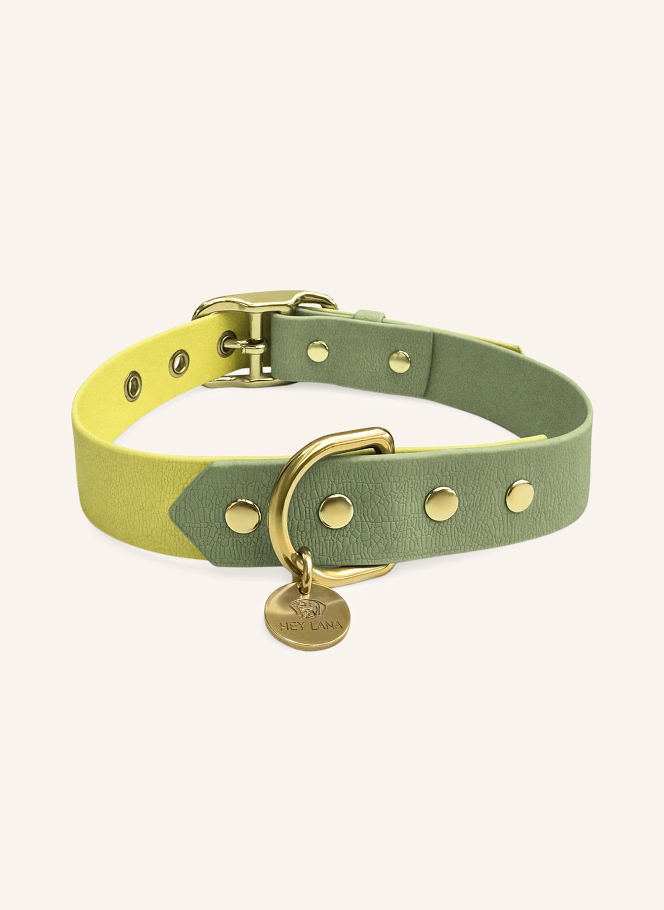 HEY LANA Halsband OUTDOOR FLEX: HELLGELB/ KHAKI