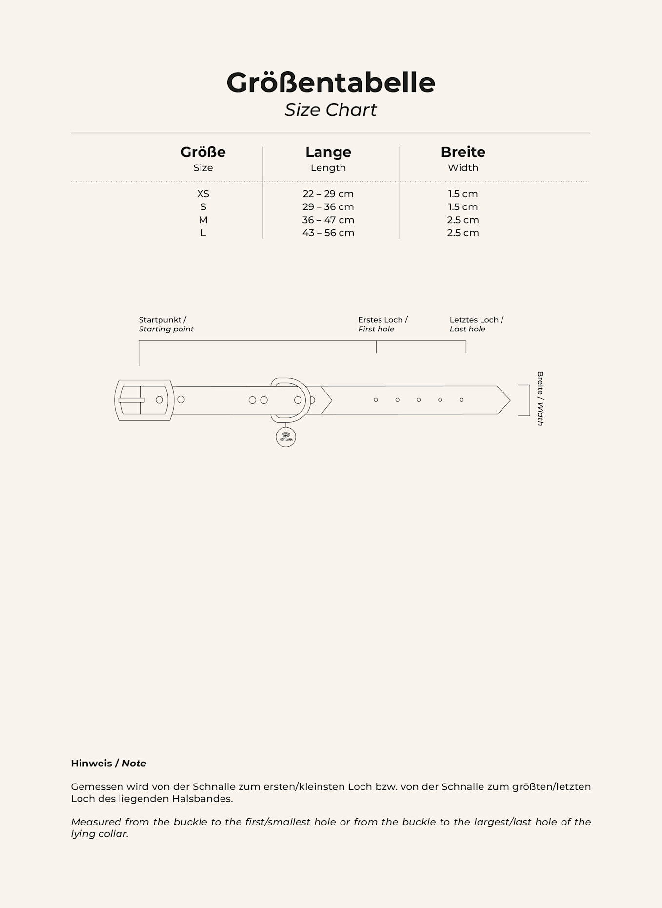 HEY LANA Halsband OUTDOOR FLEX: TAUPE/ HELLBLAU