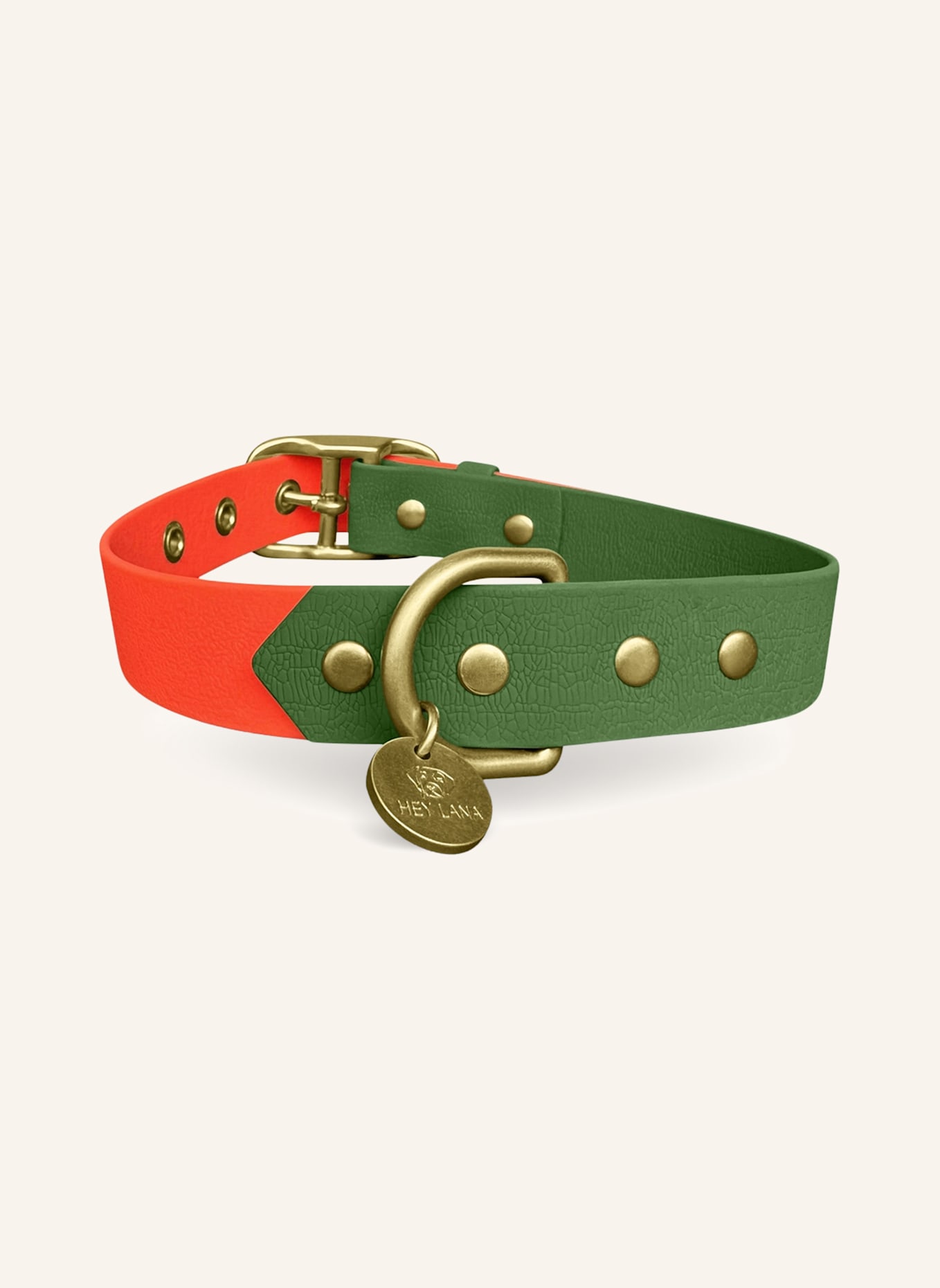 HEY LANA Halsband OUTDOOR FLEX: NEONORANGE/ GRÜN