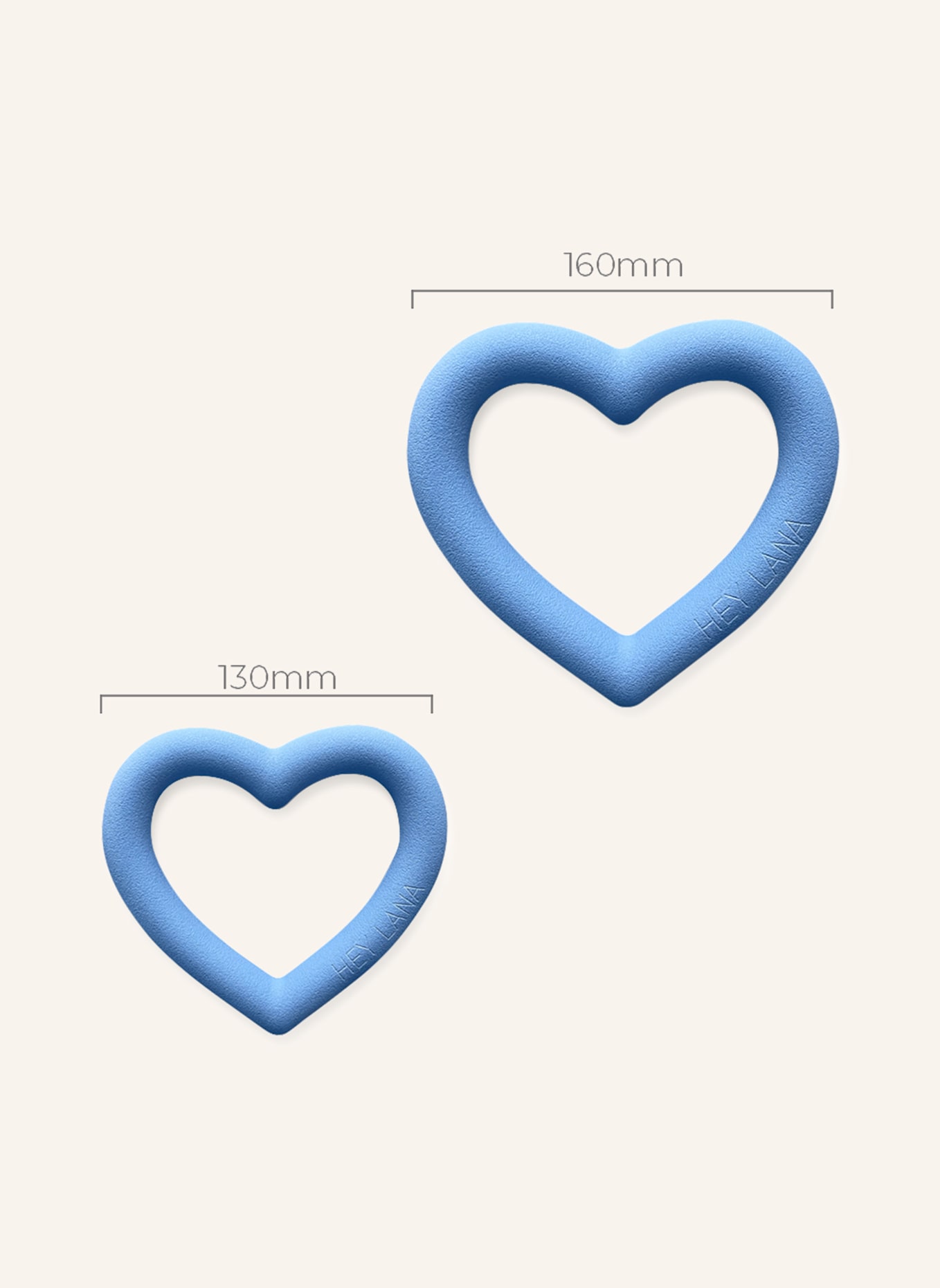 HEY LANA Hundespielzeug LOVE YOUR PAW: BLAU