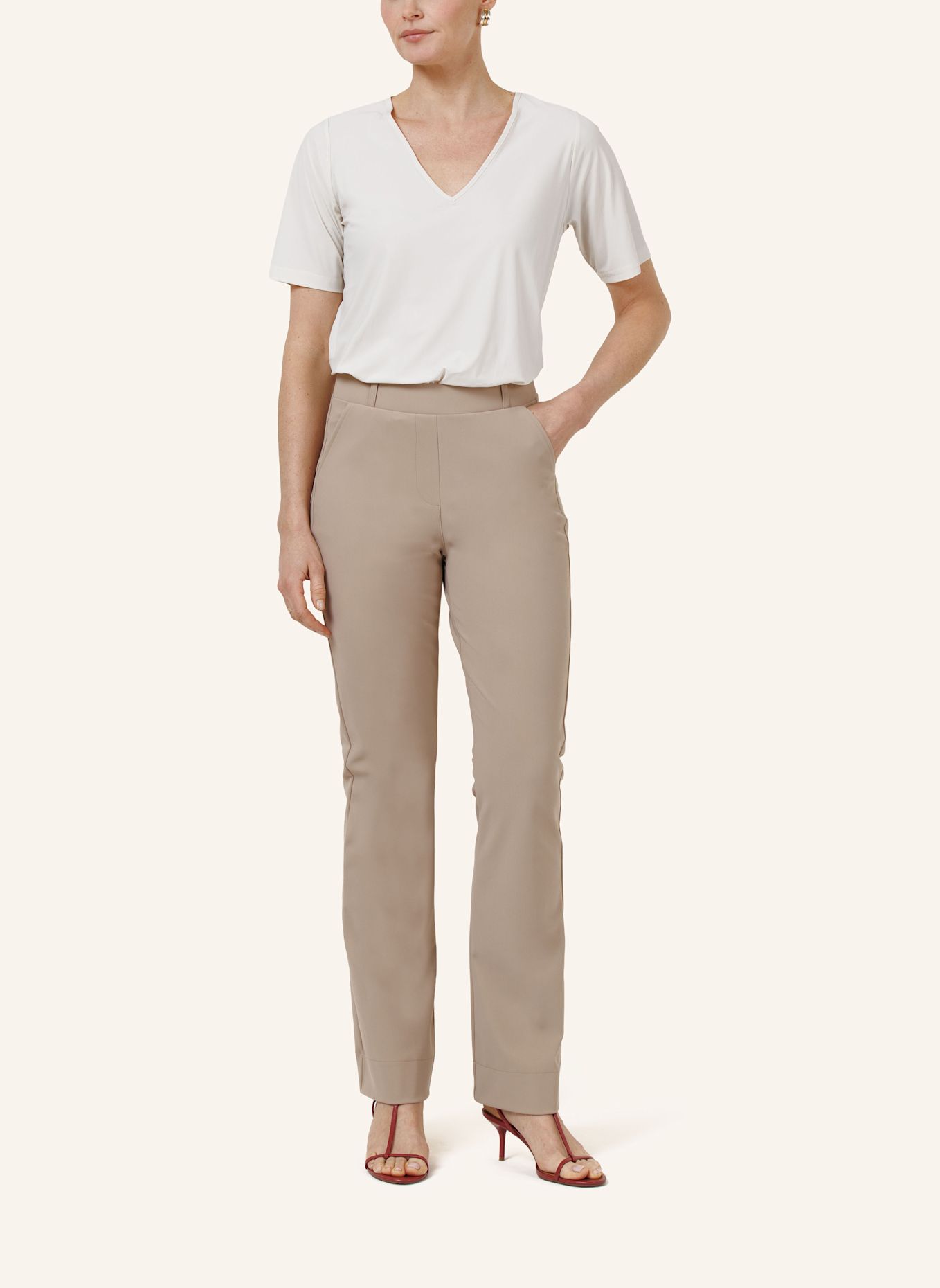 STUDIO ANNELOES Hose FLAIR: ECRU