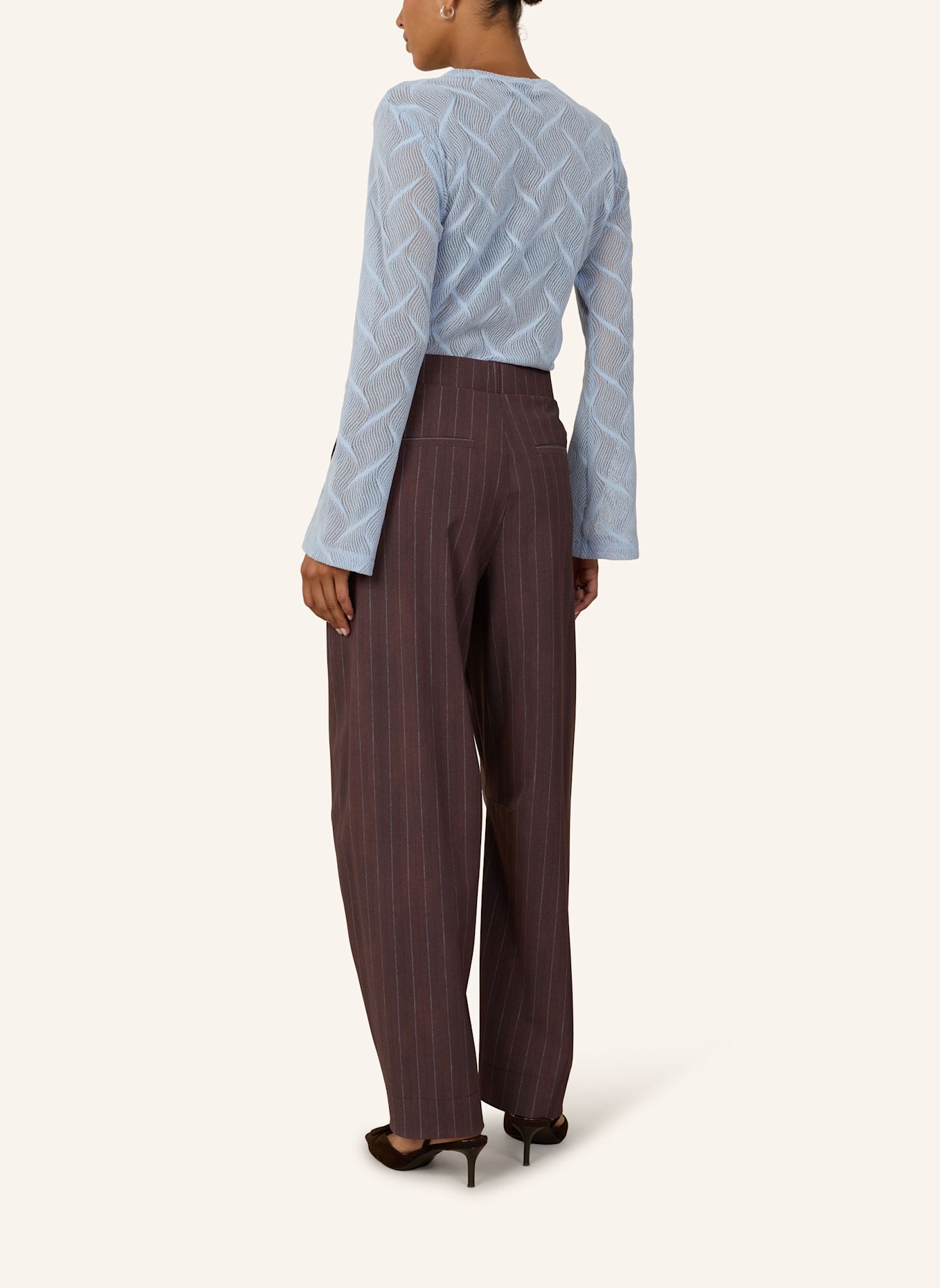 STUDIO ANNELOES Trousers MARLISE: BRAUN