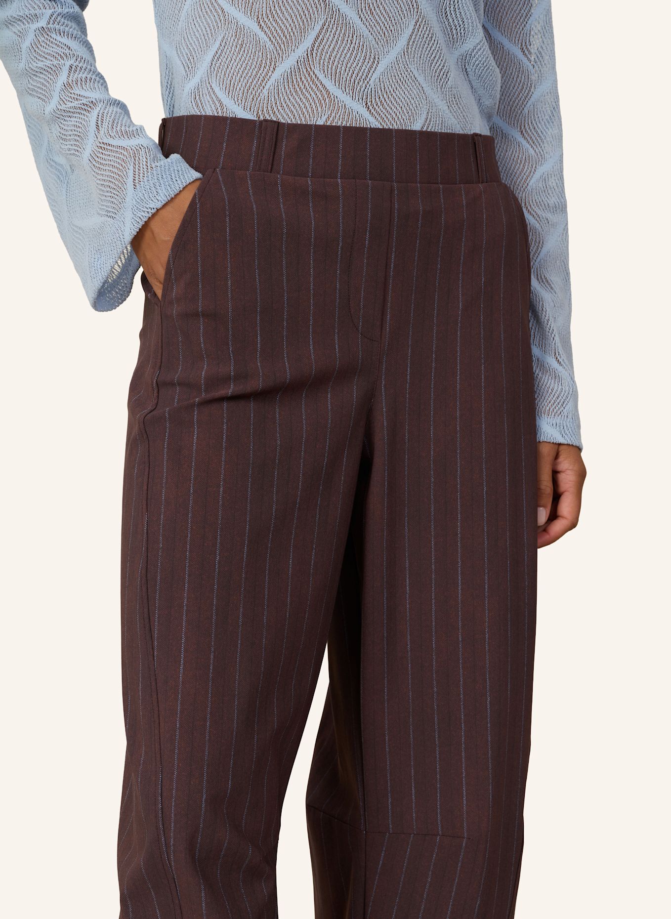 STUDIO ANNELOES Trousers MARLISE: BRAUN