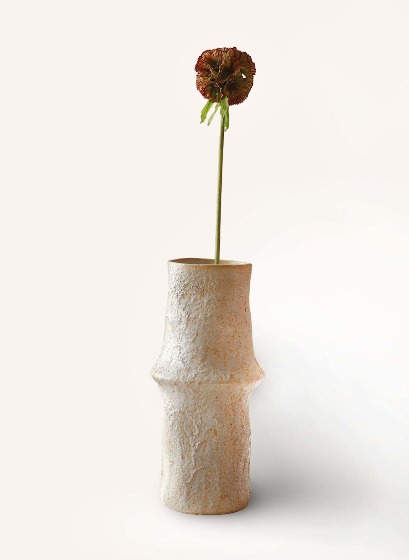 Botané Kunstblume SCABIOSA SEED POD FLOWER: LILA