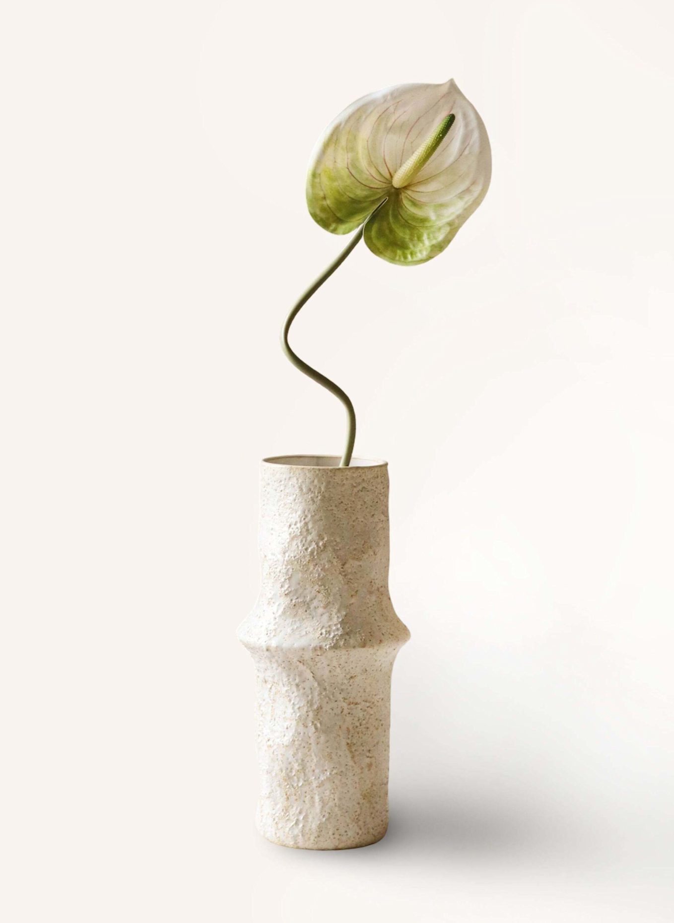 Botané Kunstblume ANTHURIUM FLOWER: WEISS