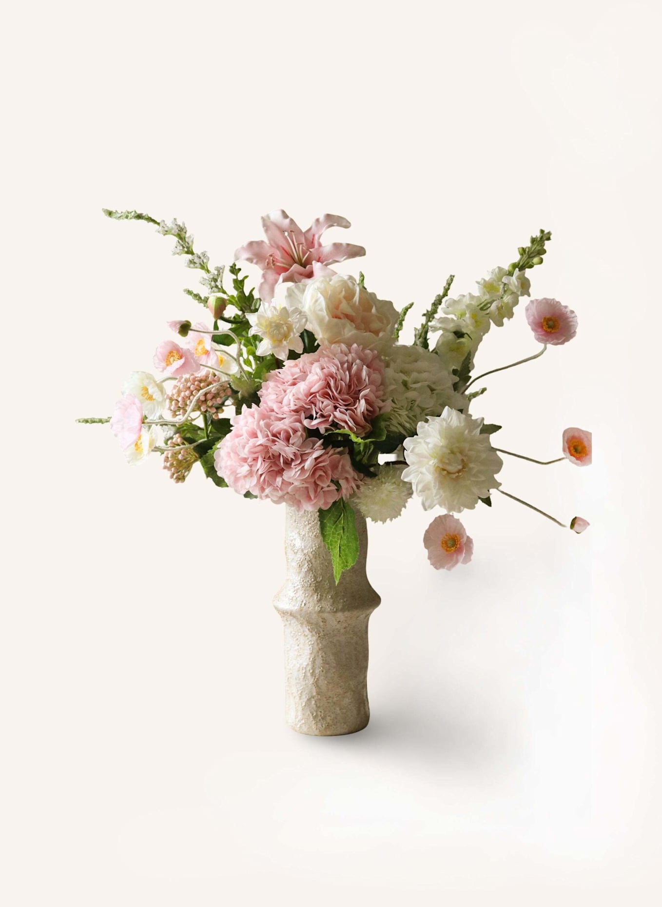 Botané Künstlicher Blumenstrauß MILKSHAKE: PINK