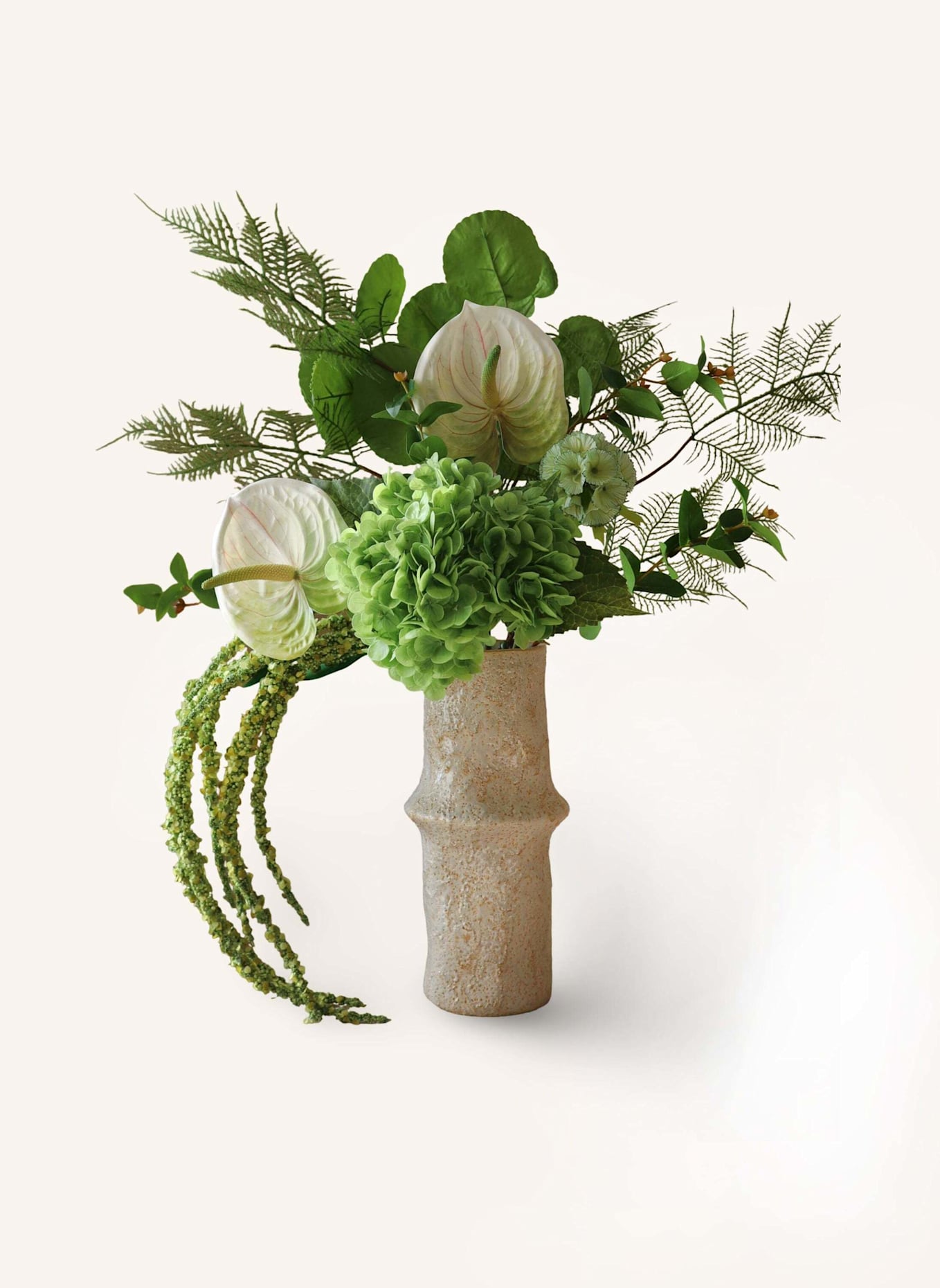 Botané Künstlicher Blumenstrauß GRASSY: GRÜN