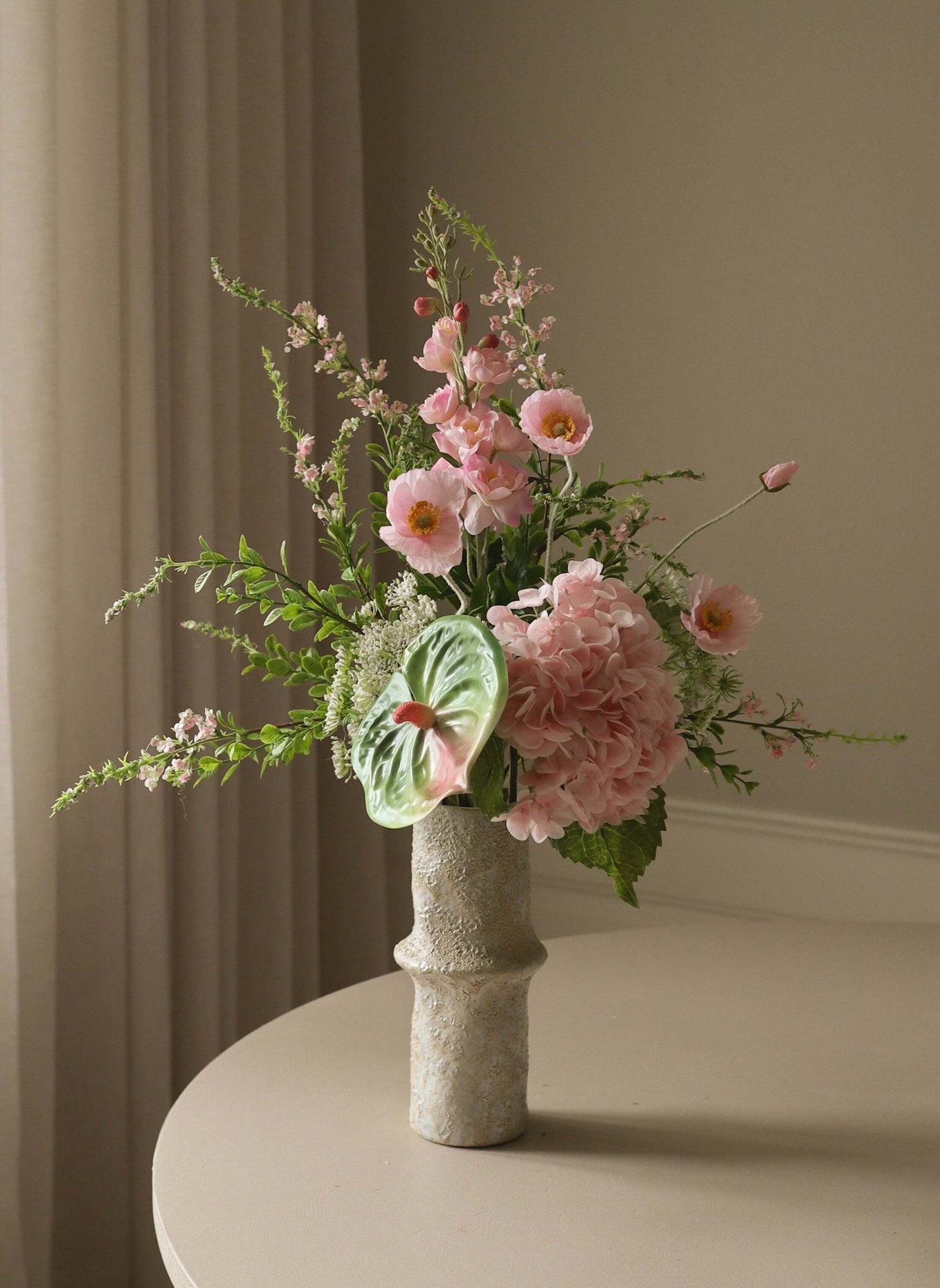 Botané Künstlicher Blumenstrauß SPRING FLING: PINK