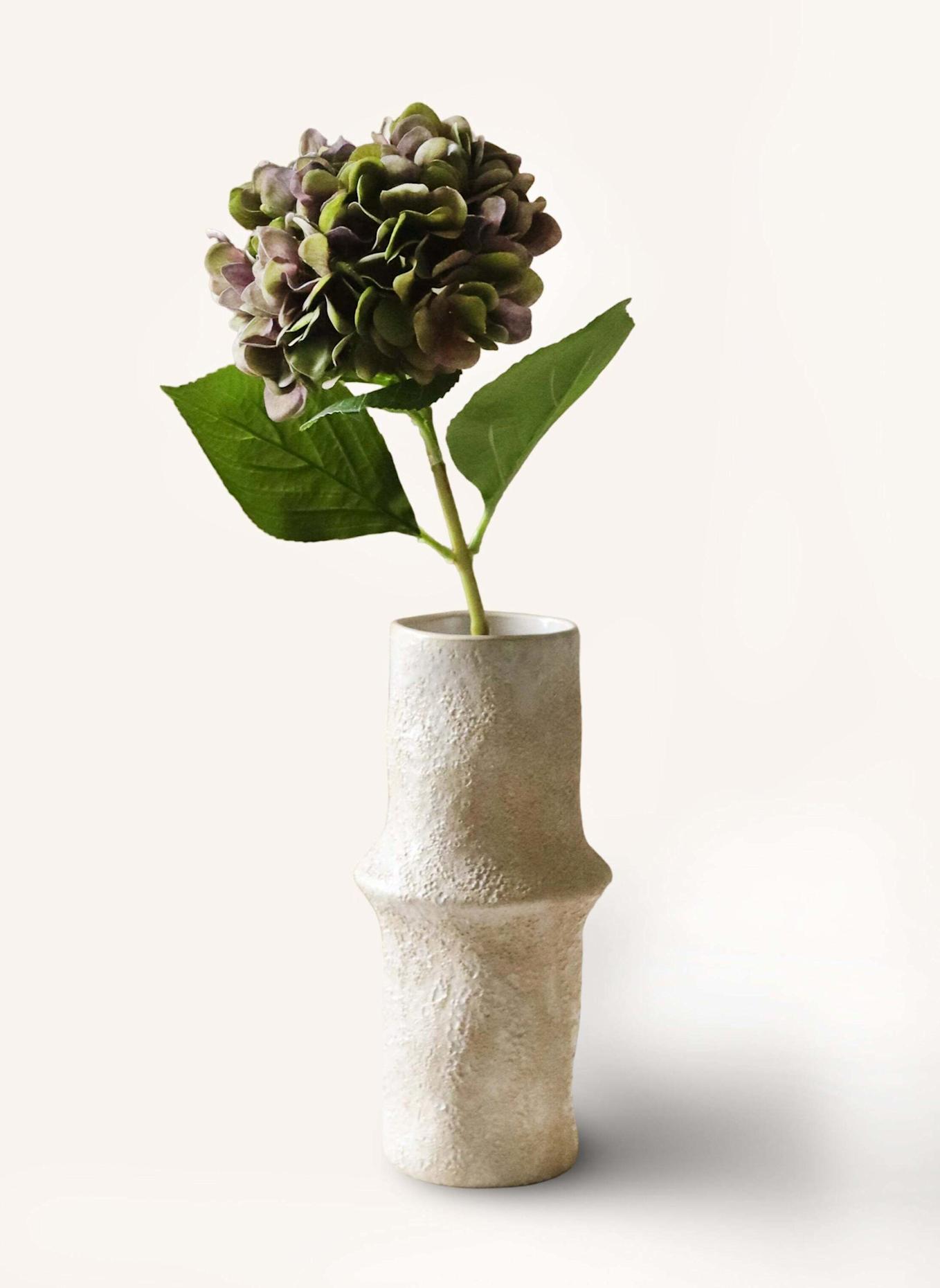 Botané Kunstblume PALE PURPLE HYDRANGEA FLOWER: GRÜN