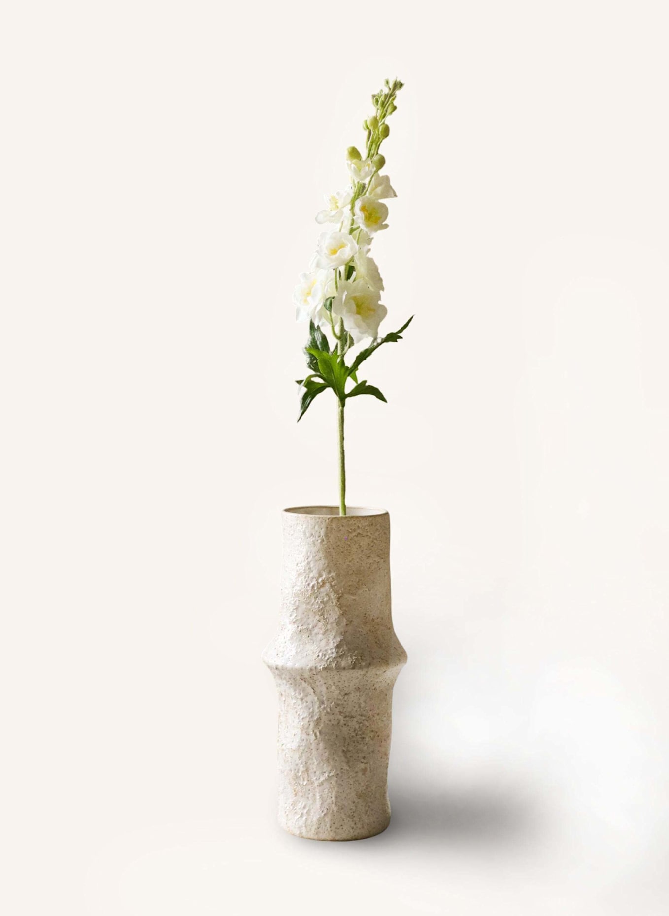 Botané Kunstblume DELPHINIUM FLOWER: WEISS