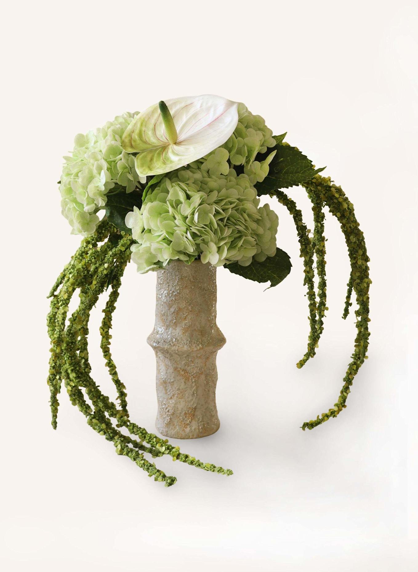 Botané Künstlicher Blumenstrauß DEWDROP SYMPHONY: GRÜN