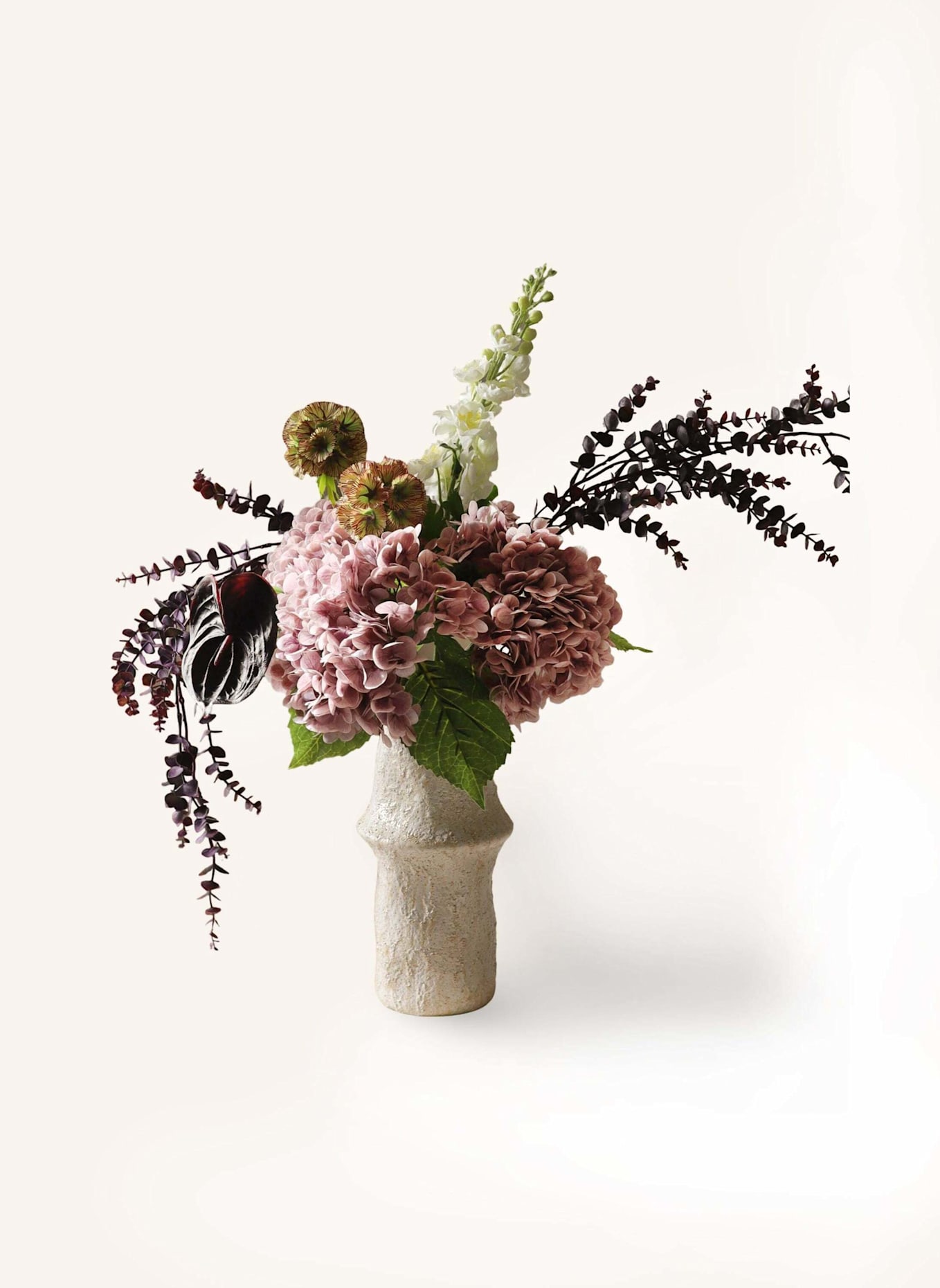 Botané Künstlicher Blumenstrauß PERFECTLY PLUM: PINK