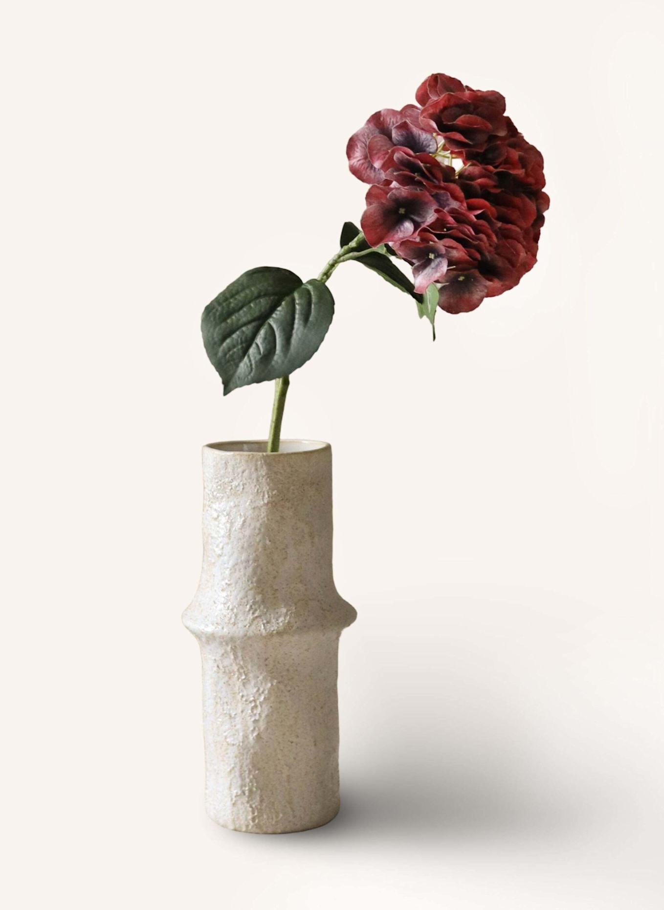 Botané Kunstblume HYDRANGEA FLOWER PREMIUM: ROT