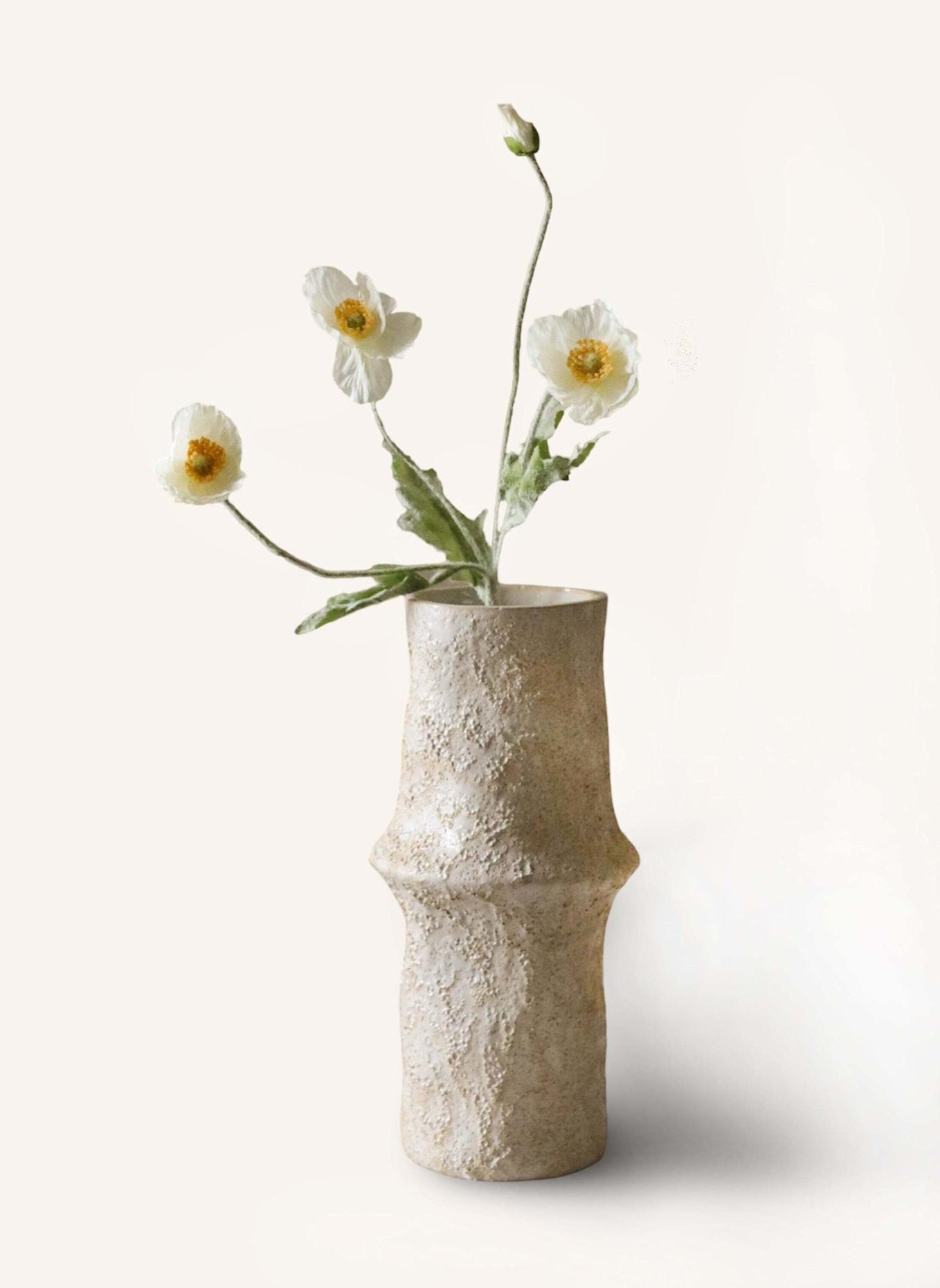 Botané Kunstblume POPPY FLOWER: WEISS