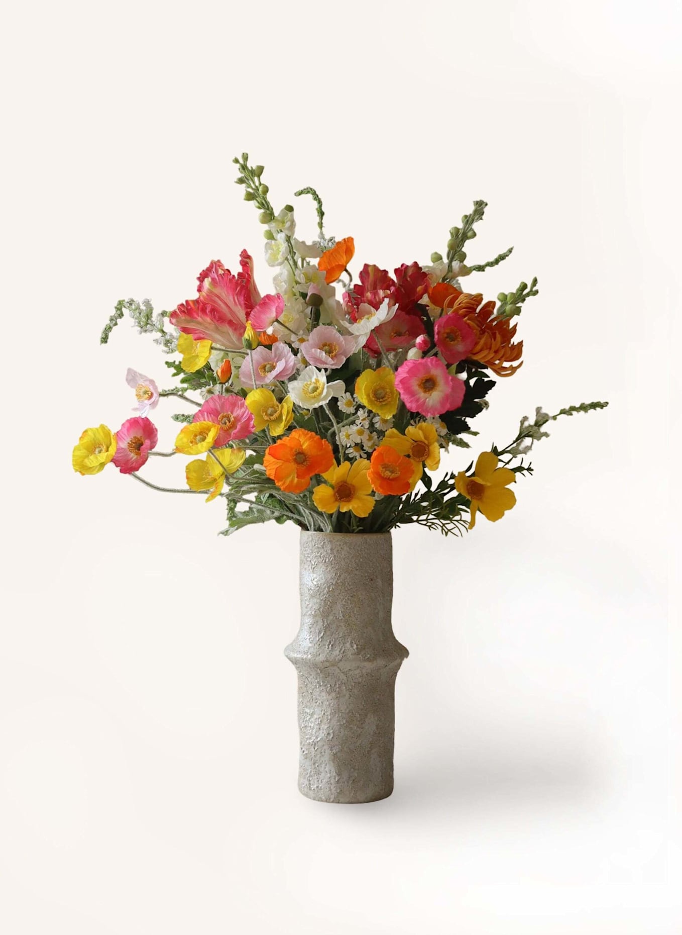 Botané Künstlicher Blumenstrauß LADYGARDEN: ORANGE/ ROT/ GELB