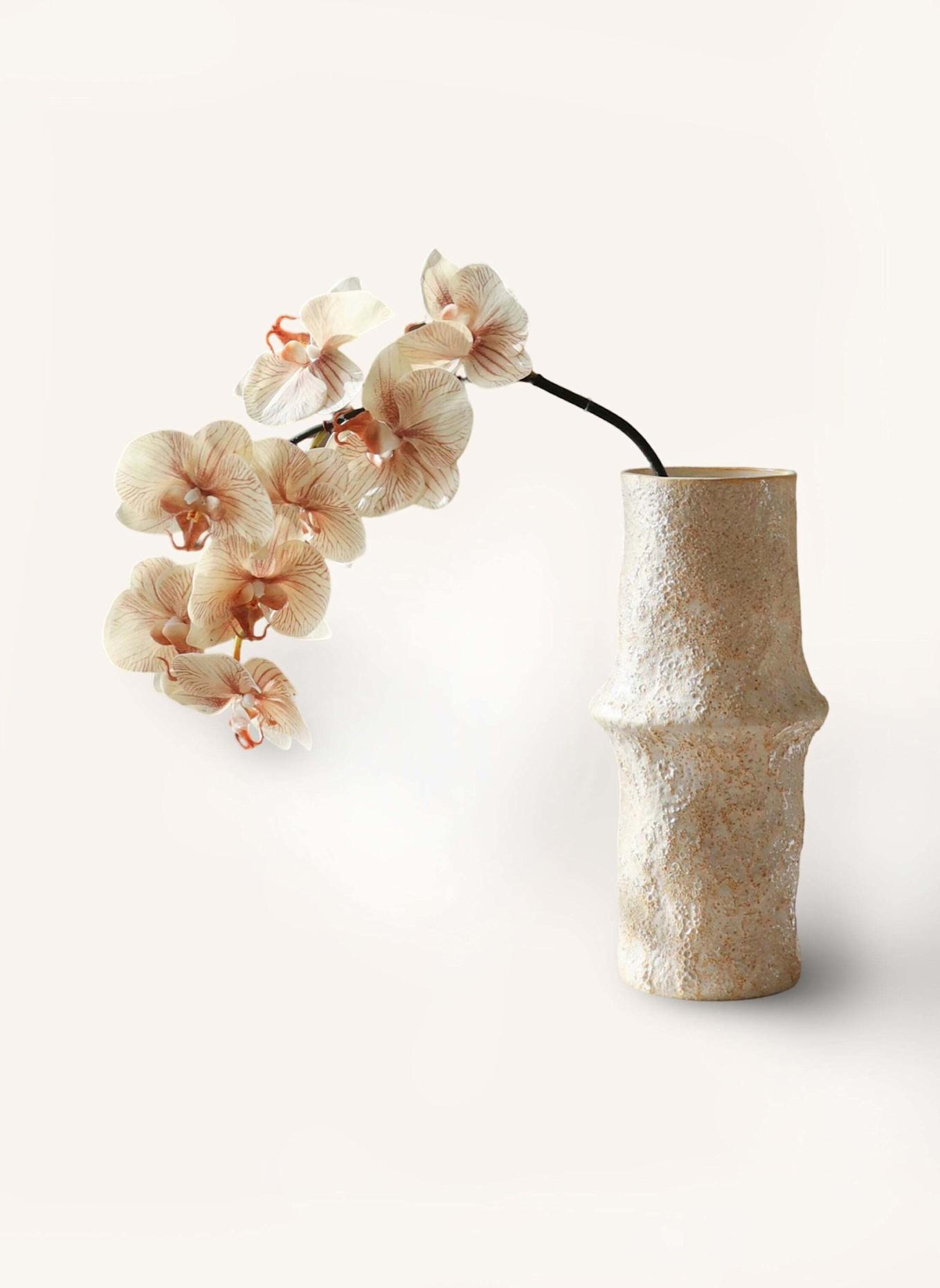 Botané Kunstblume LARGE ORCHID FLOWER: BEIGE