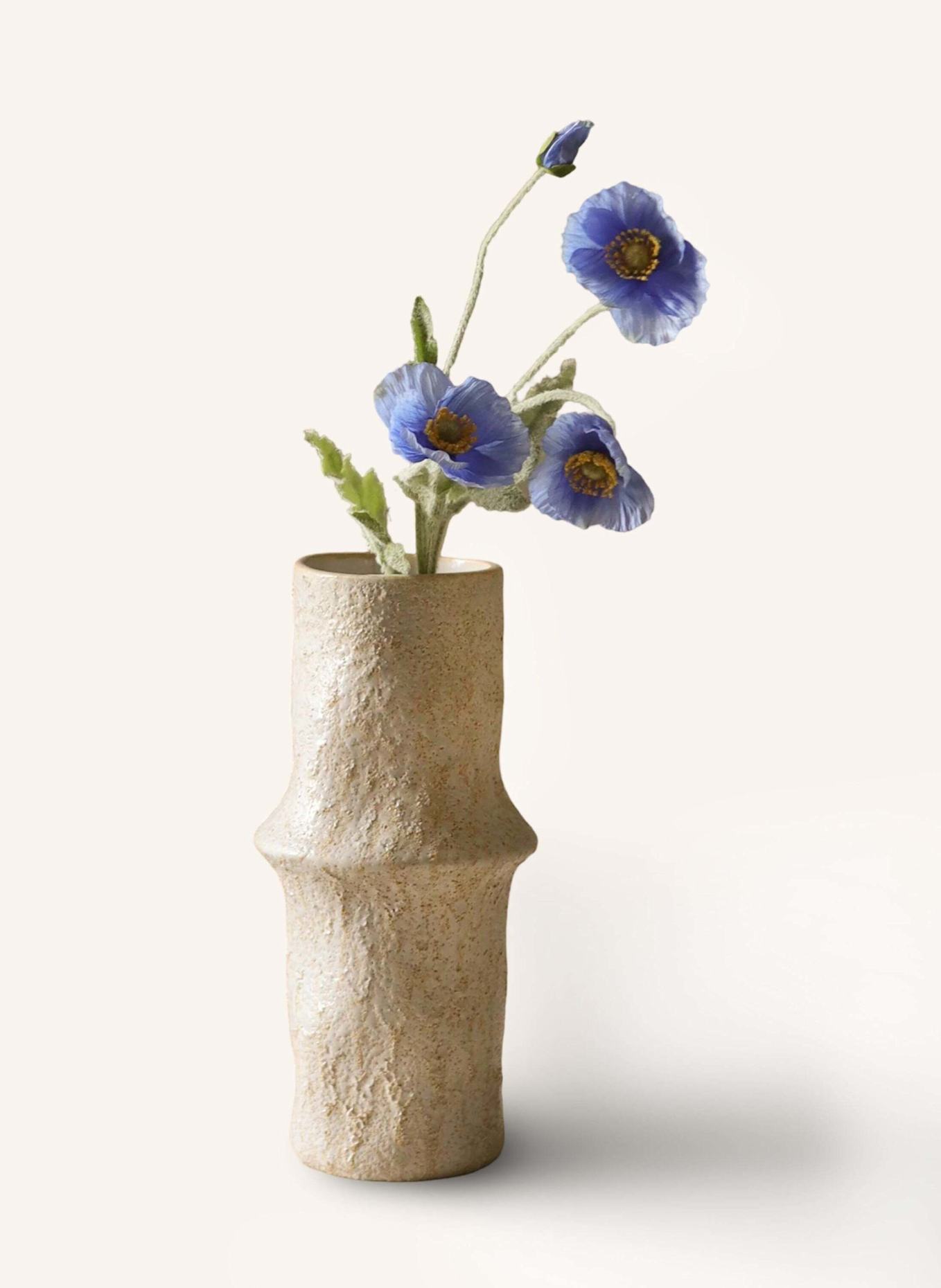 Botané Kunstblume POPPY FLOWER: BLAU