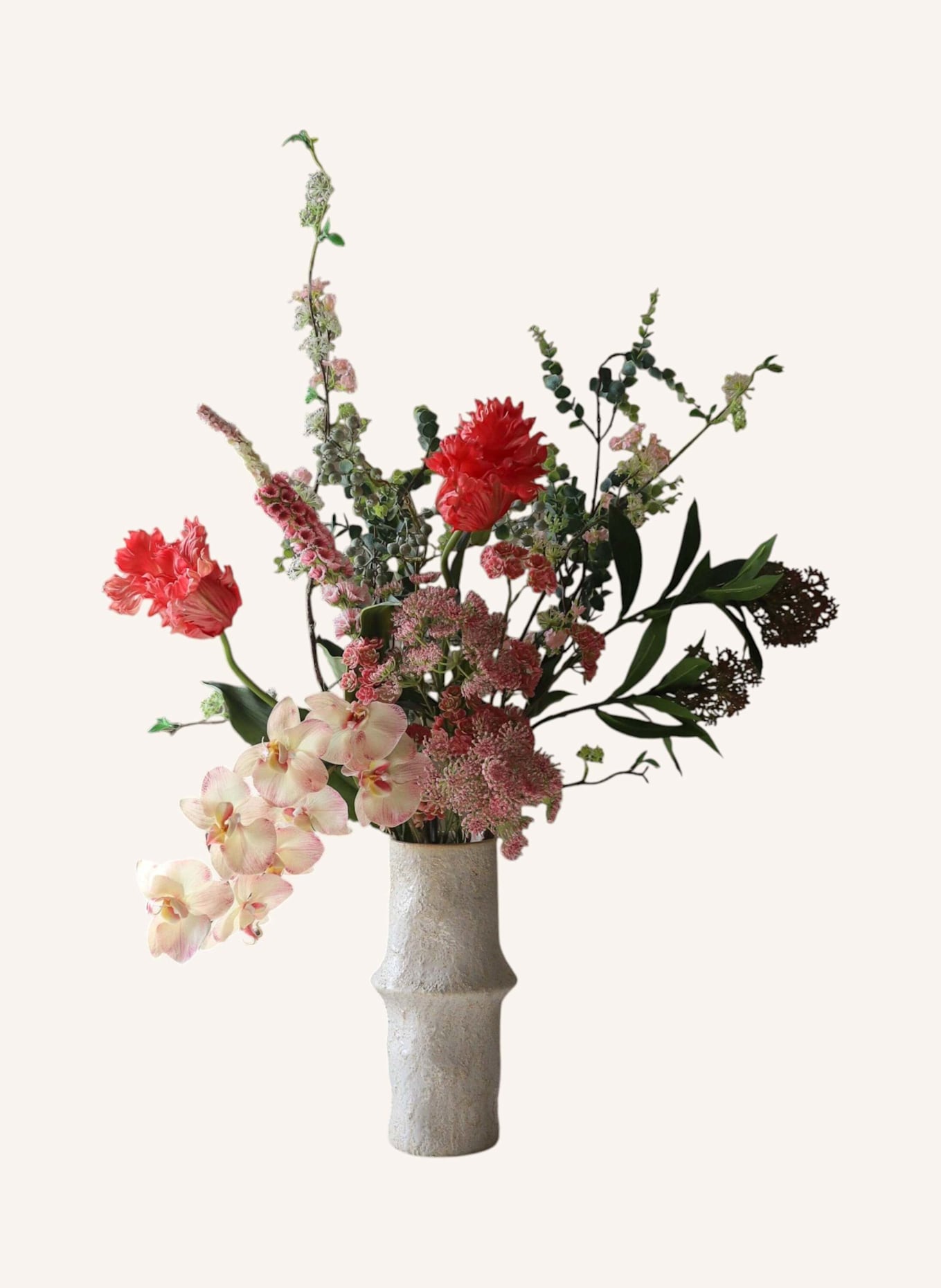 Botané Kunstbloemenboeket DEEP BLUSH: ROZE