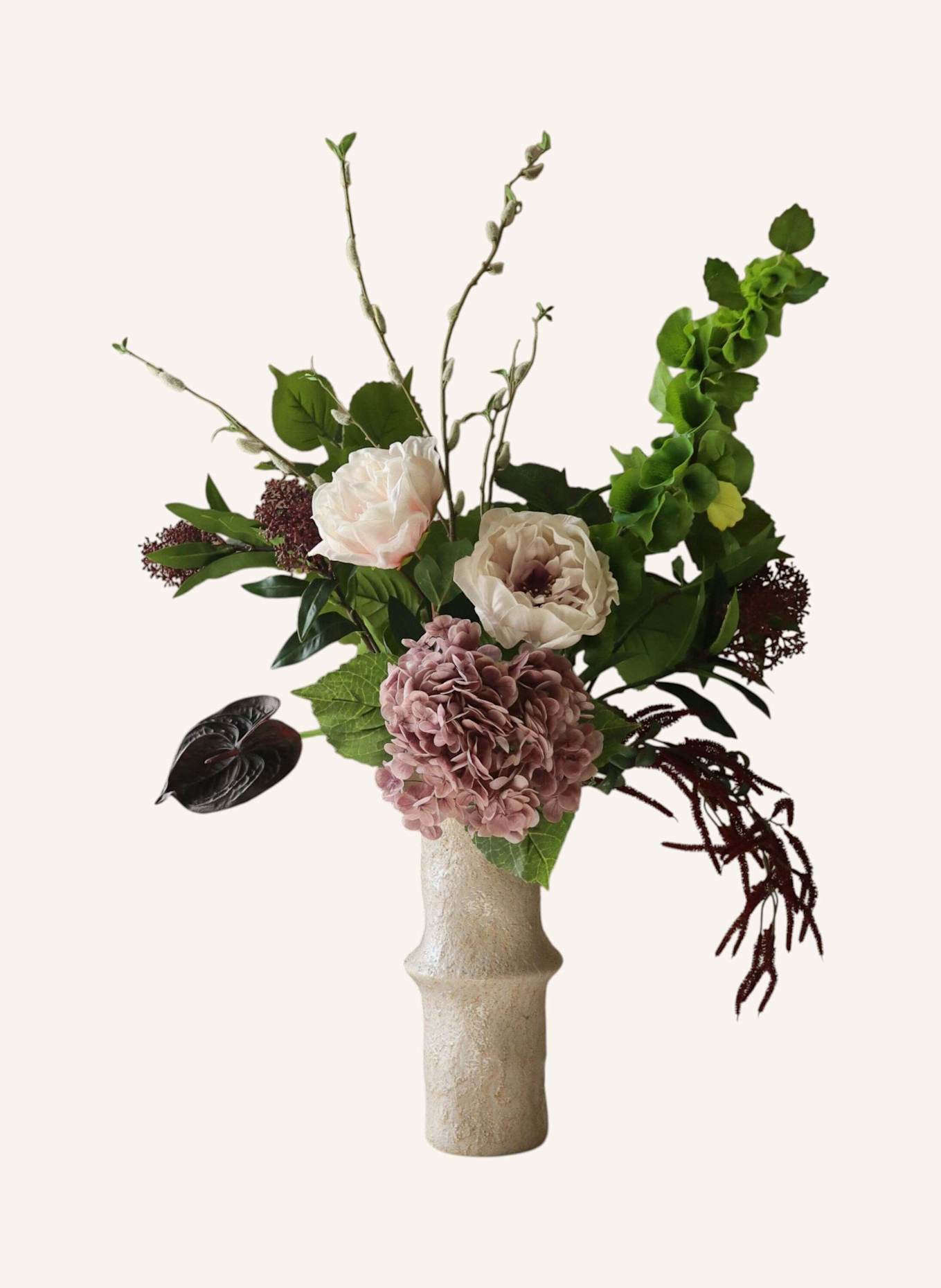 Botané Artificial Flower Bouquet GRAPE COMPOTE: PURPLE