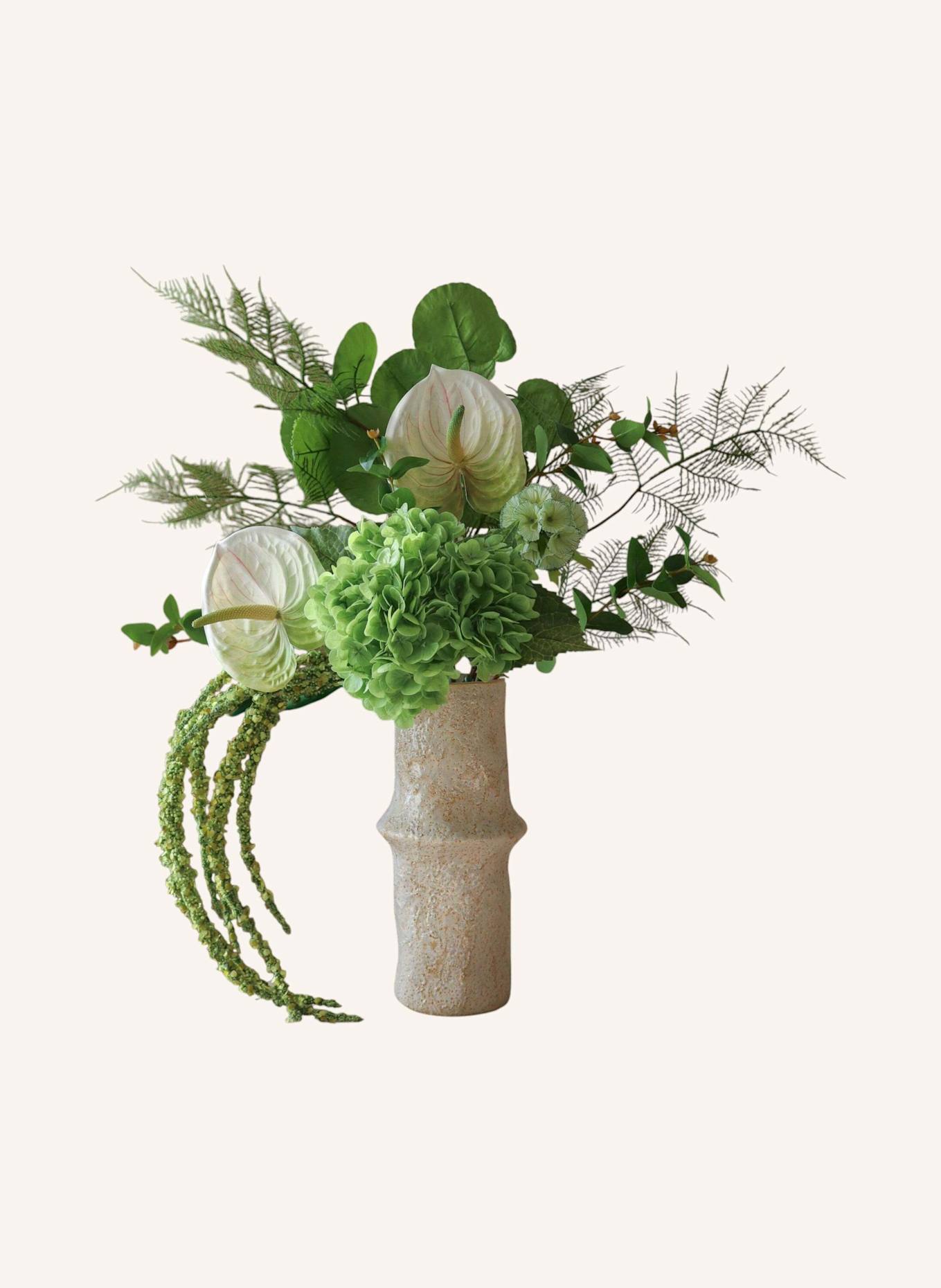 Botané GRASSY Artificial Flower Bouquet: GREEN