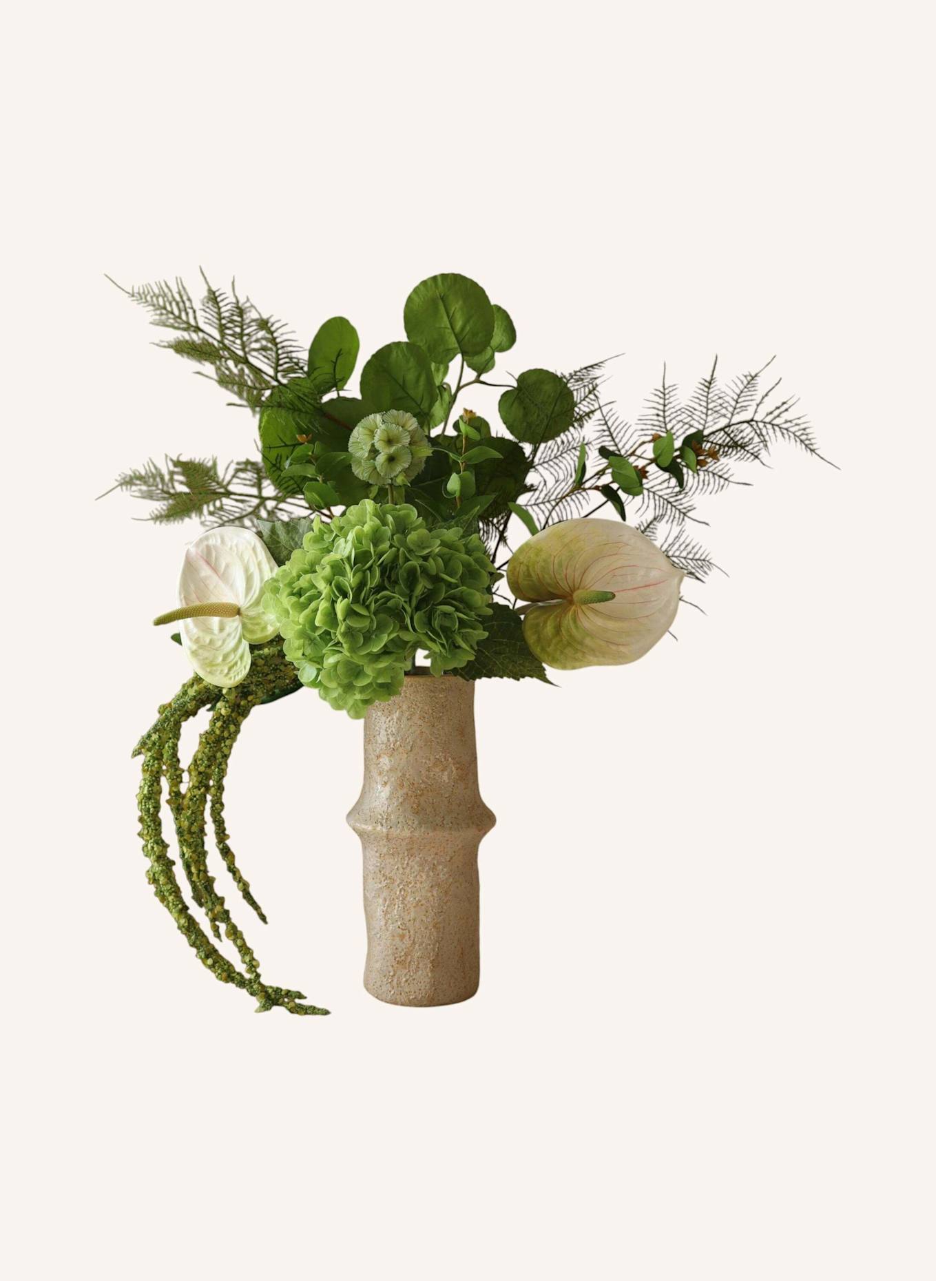 Botané GRASSY Artificial Flower Bouquet: GREEN