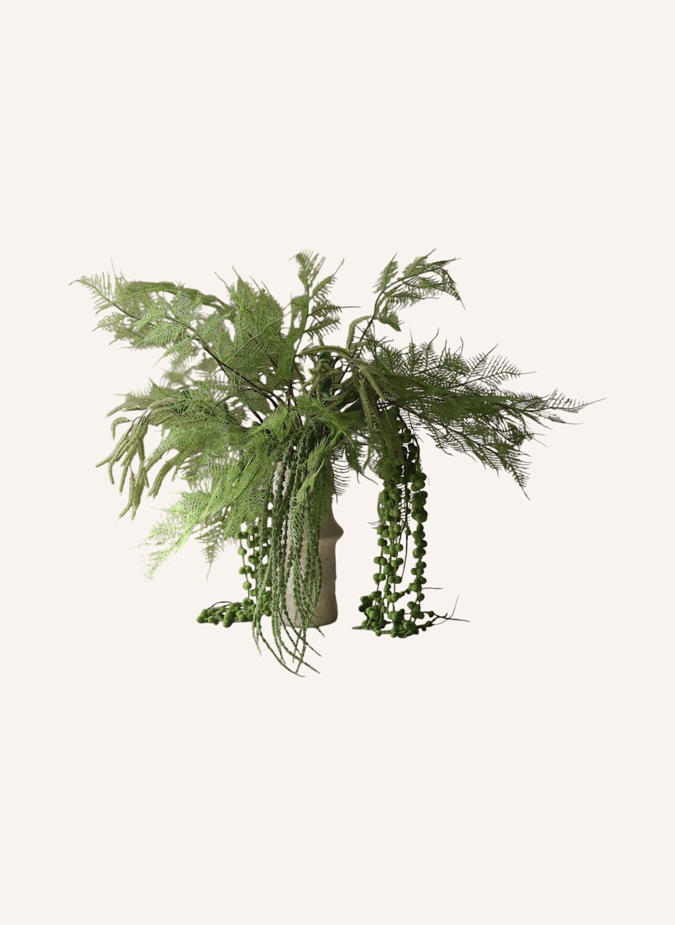 Botané GREEN LUSH Artificial Flower Bouquet: GREEN