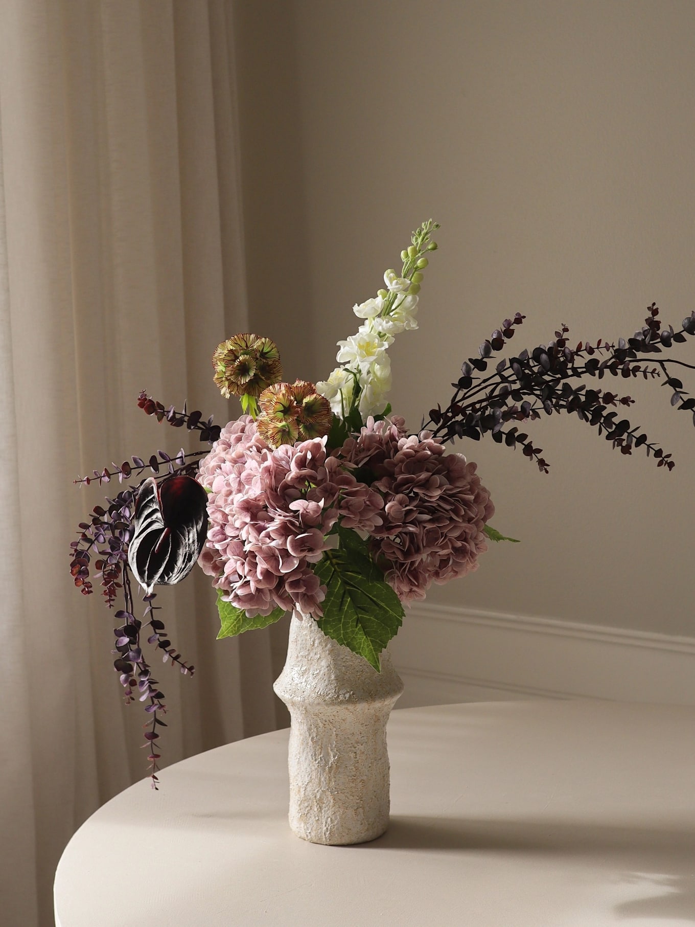 Botané Artificial Flower Bouquet PERFECTLY PLUM: PINK