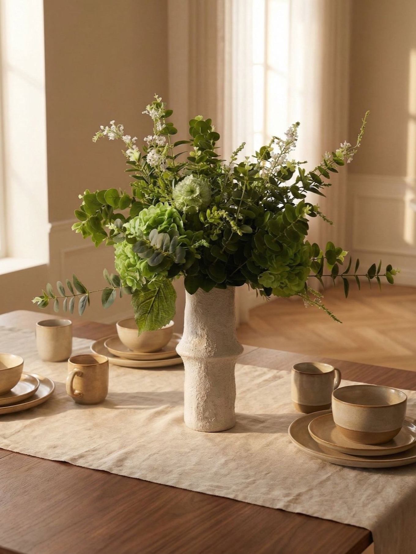 Botané Artificial Flower Bouquet DEEP: GREEN