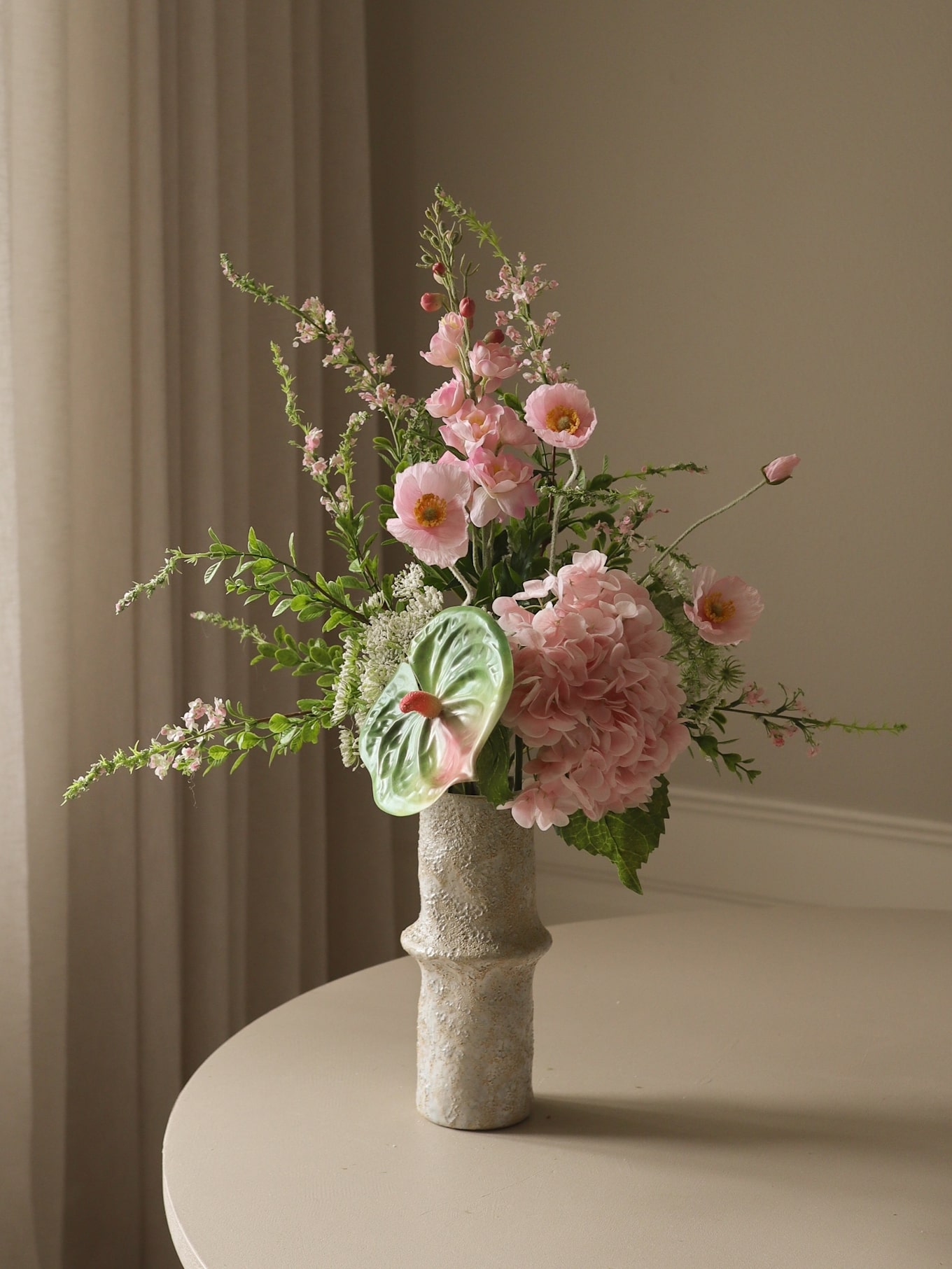 Botané Artificial Flower Bouquet: SPRING FLING: PINK