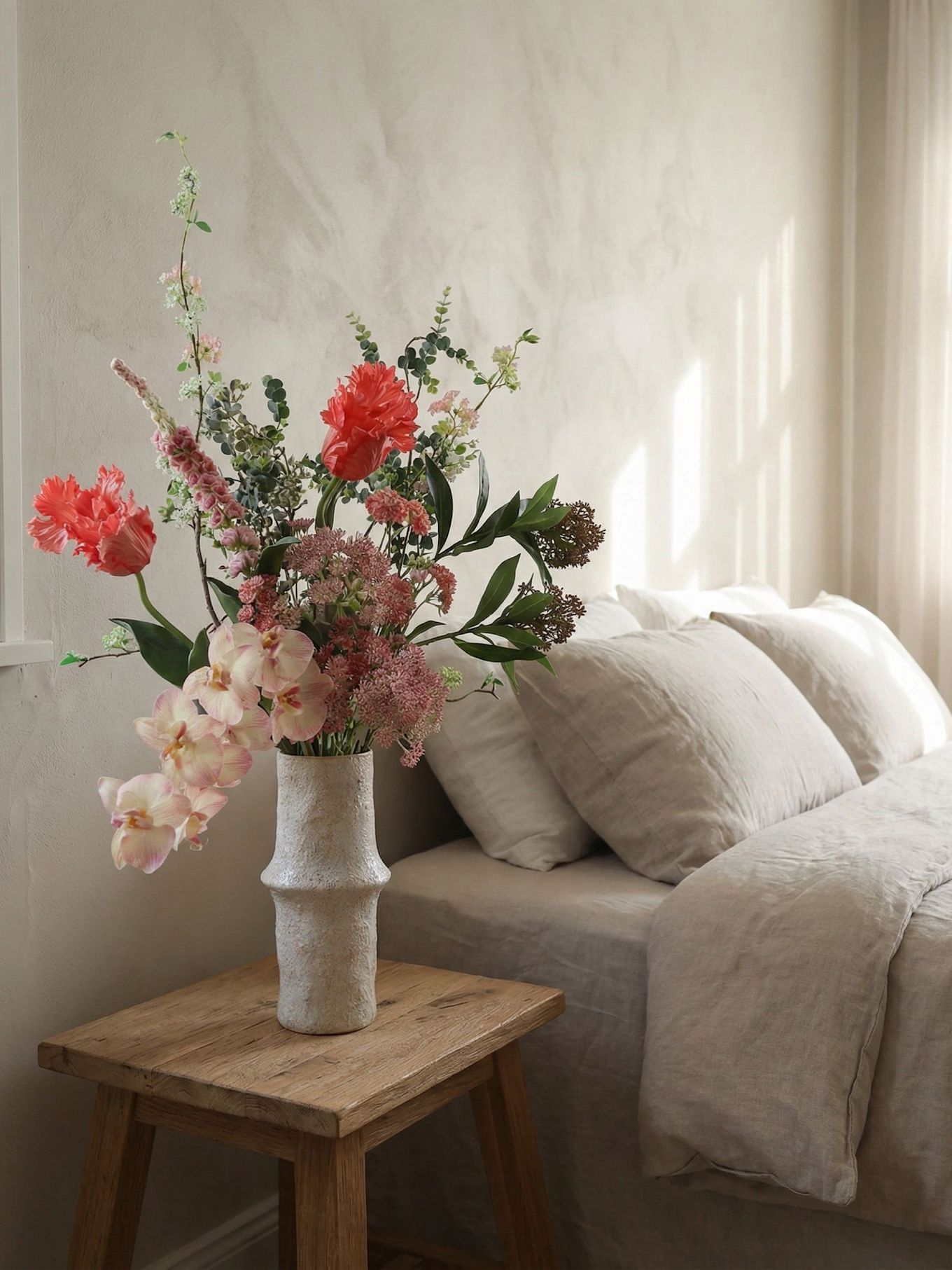 Botané Kunstbloemenboeket DEEP BLUSH: ROZE