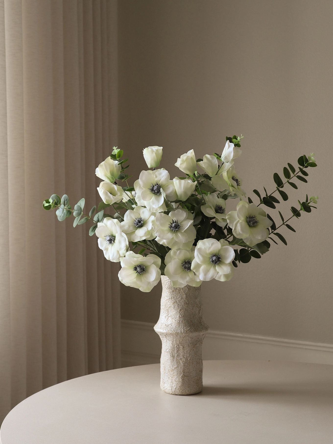 Botané Künstlicher Blumenstrauß WHITE SATIN